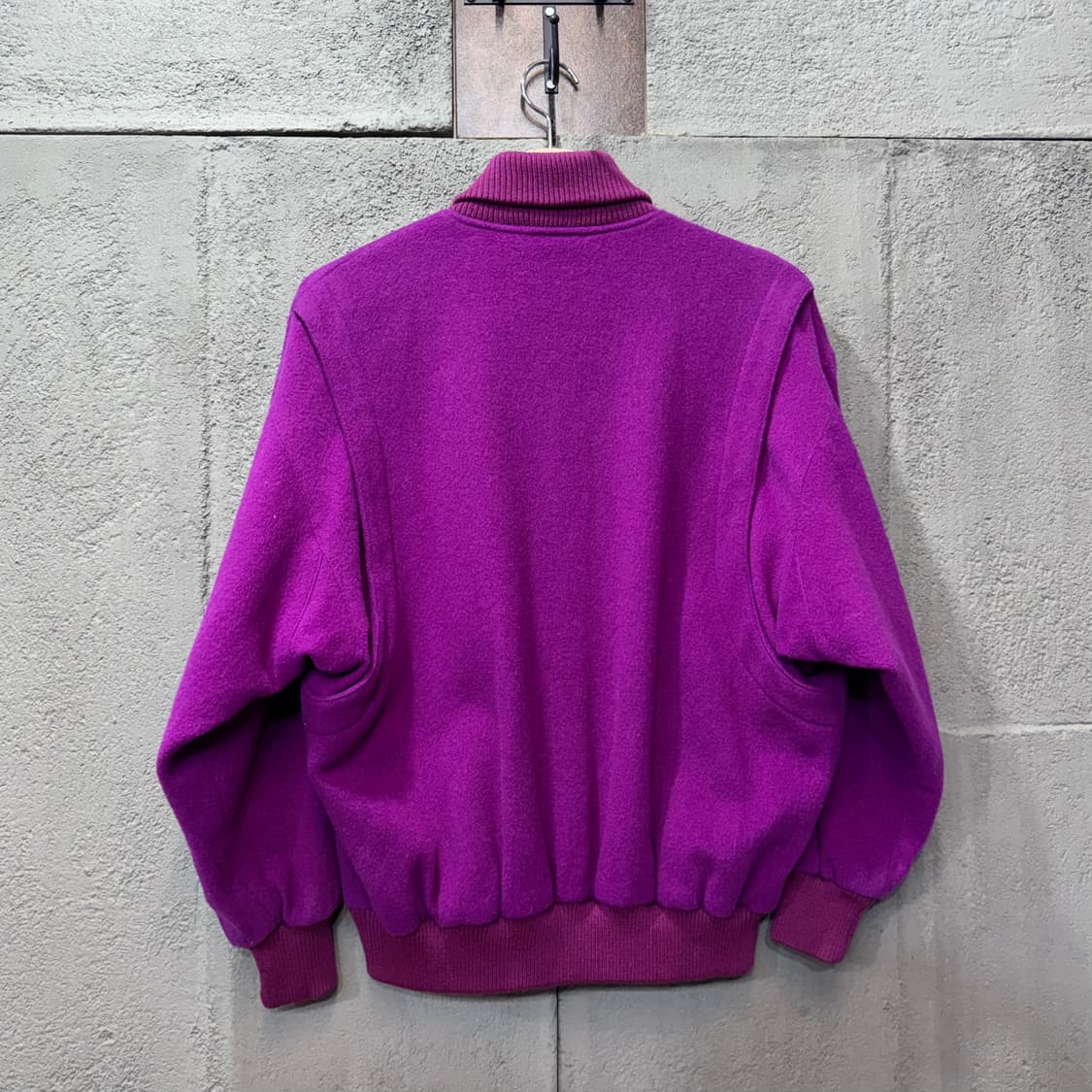 80s 라코스테 퍼플 블루종 자켓 (S)   상품이미지6