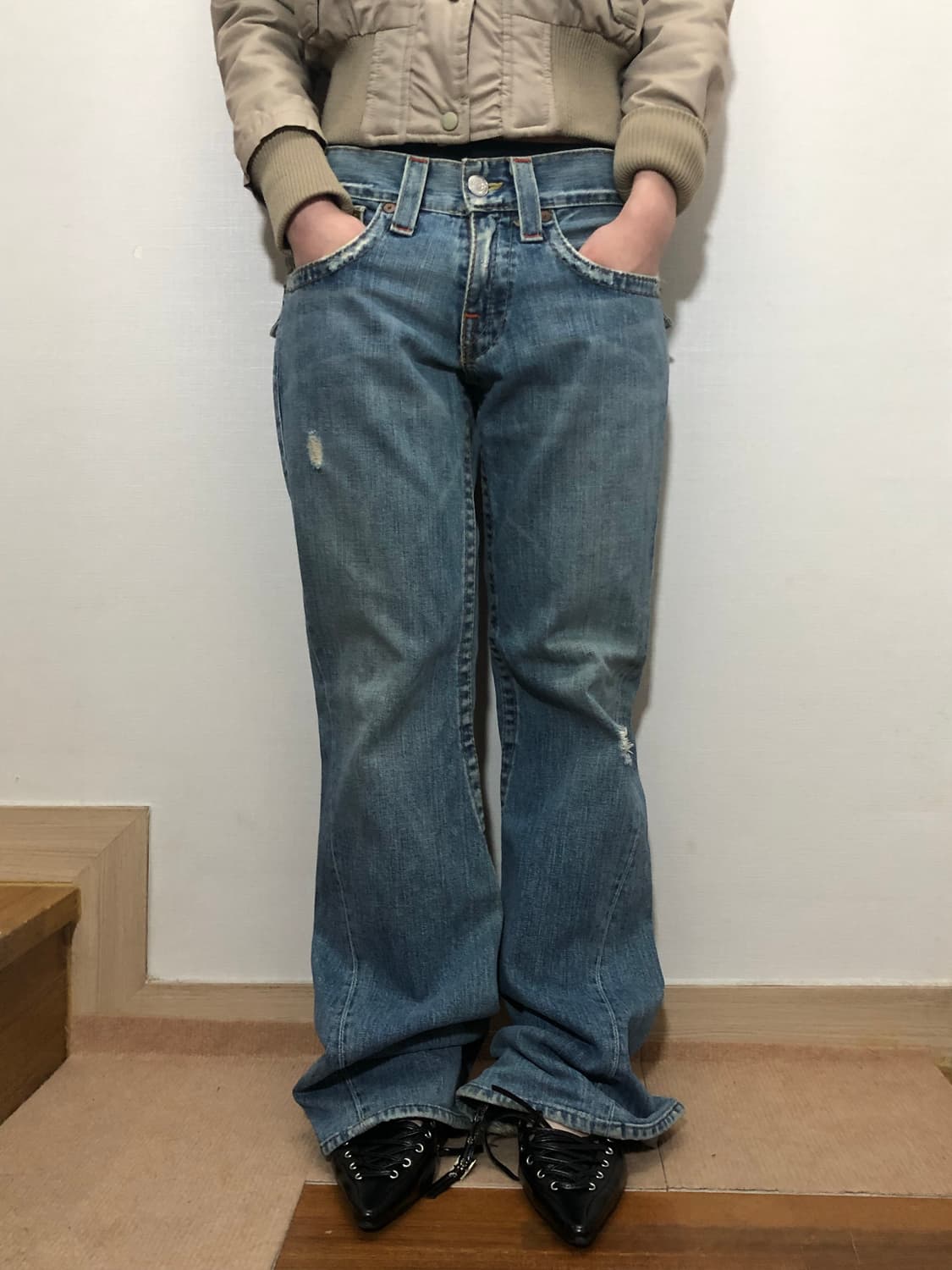 빈티지 트루릴리젼 데님 팬츠 상품이미지1