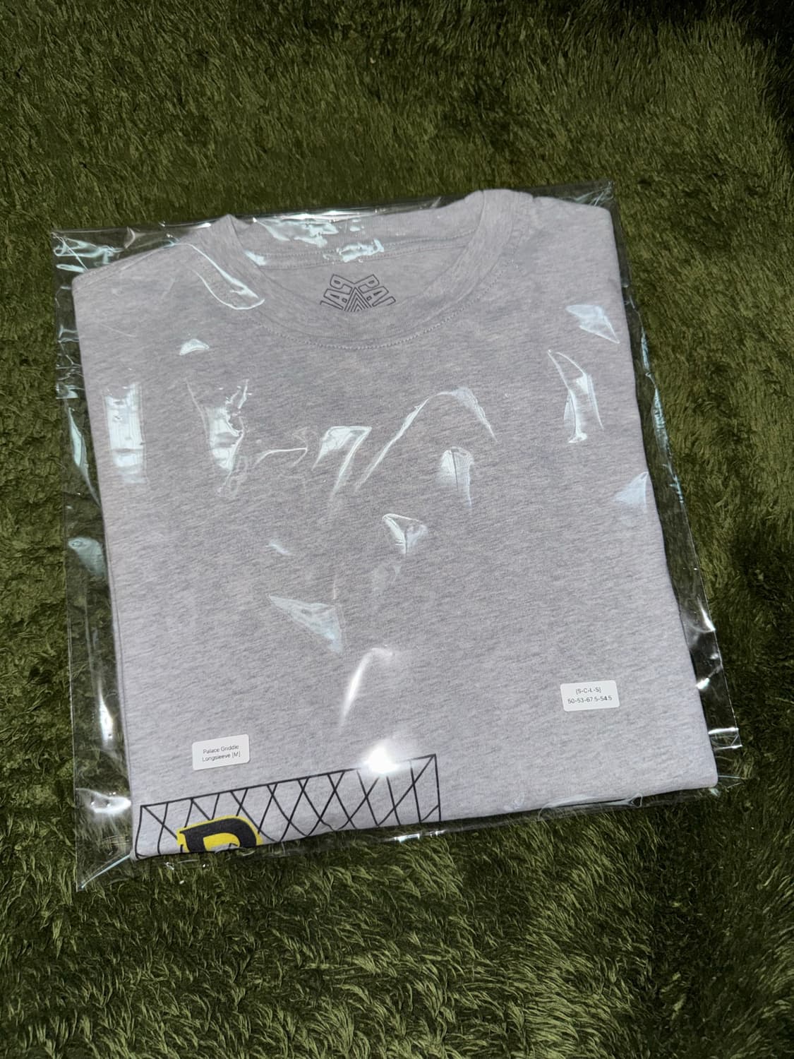 [M] Palace 팔라스 19ss Griddle 그래픽 롱슬리브 그레이 상품이미지10