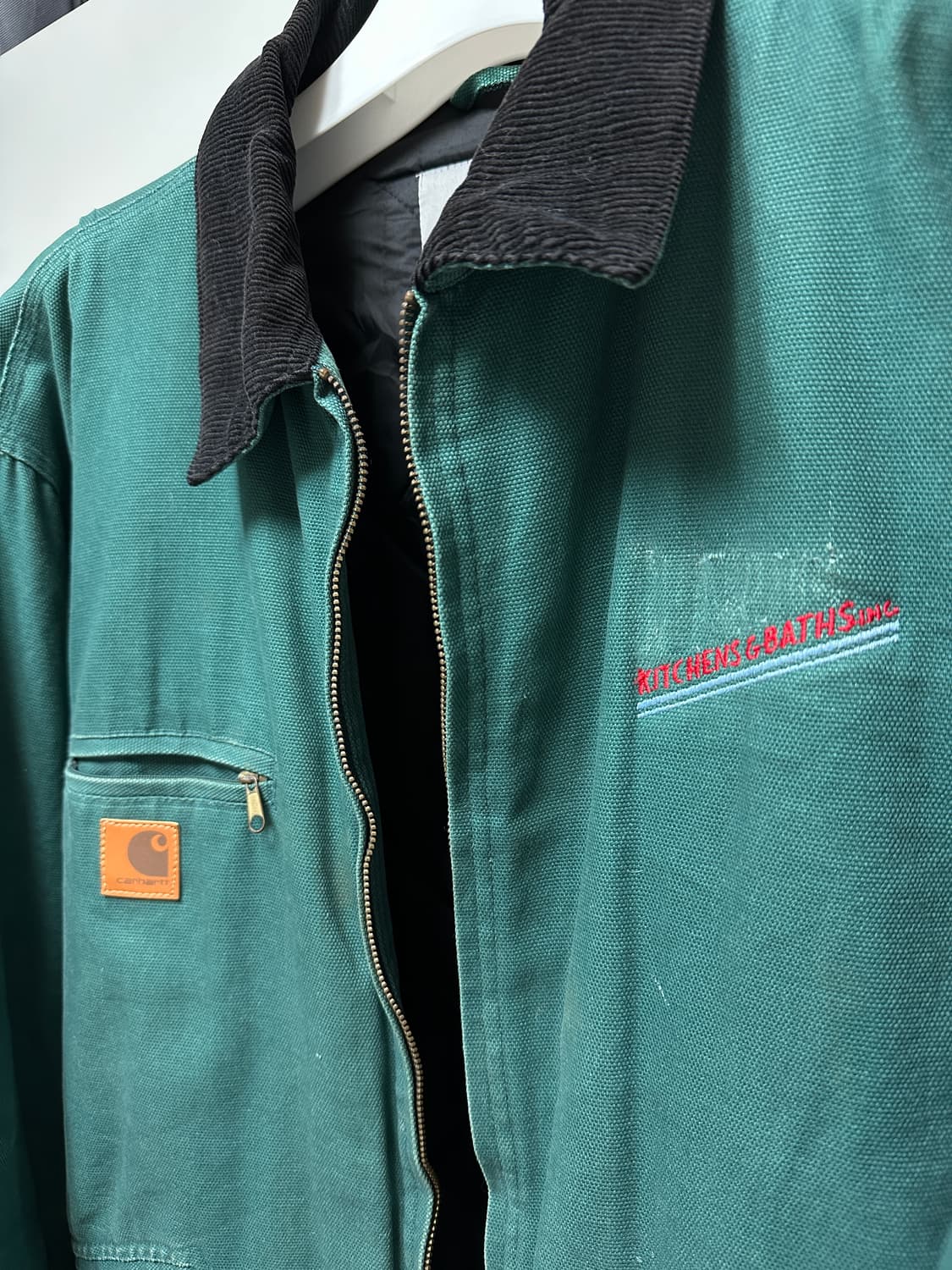 칼하트 워크자켓 다크그린 상품이미지2