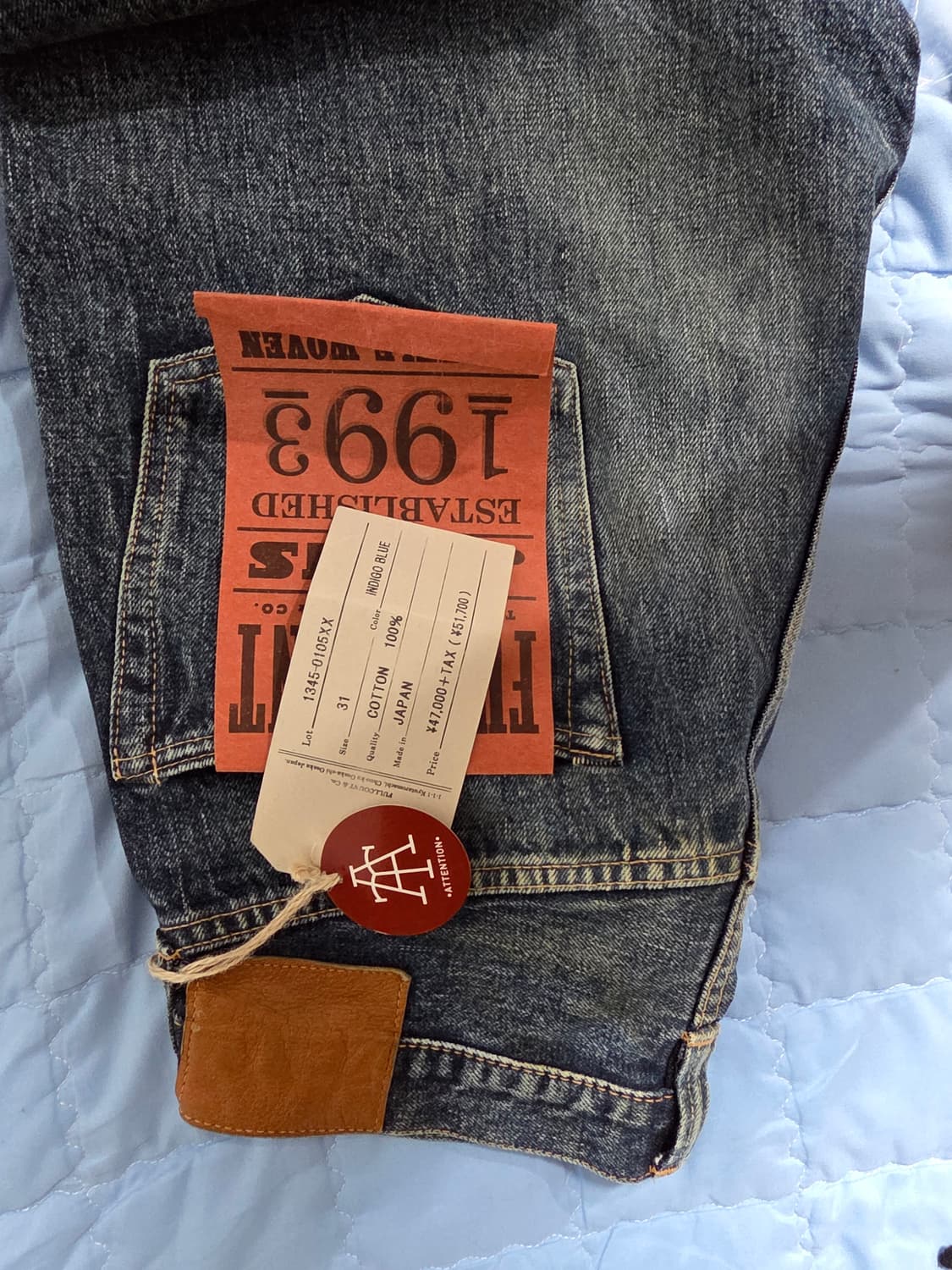 풀카운트 0105 피어오브다크 31사이즈 상품이미지2