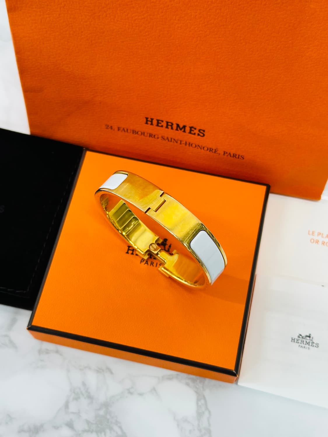 [풀구성] 에르메스 클릭아슈 로즈골드 블랑 PM  상품이미지4