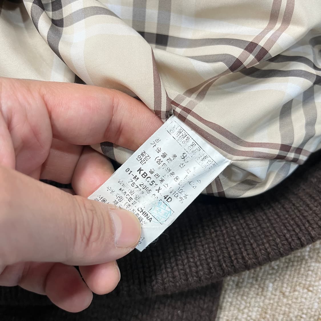 빈폴 엘보우 패치 더플 스웨터 자켓 상품이미지7