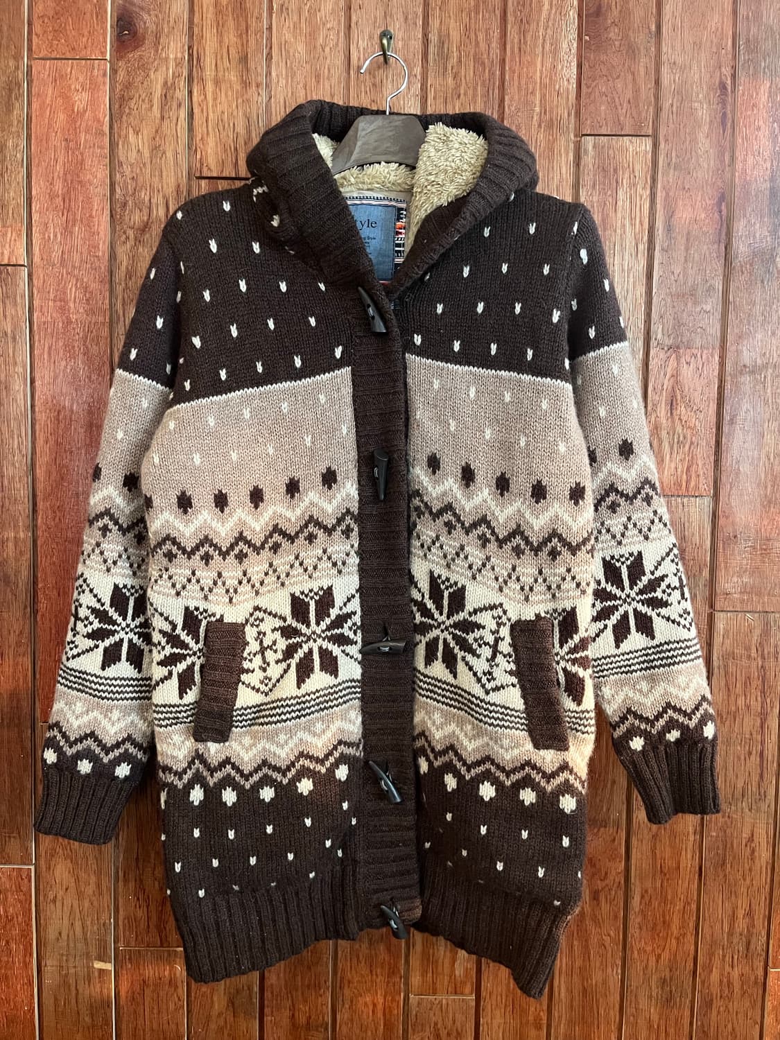 Japan vintage 코위찬 울코트 상품이미지1