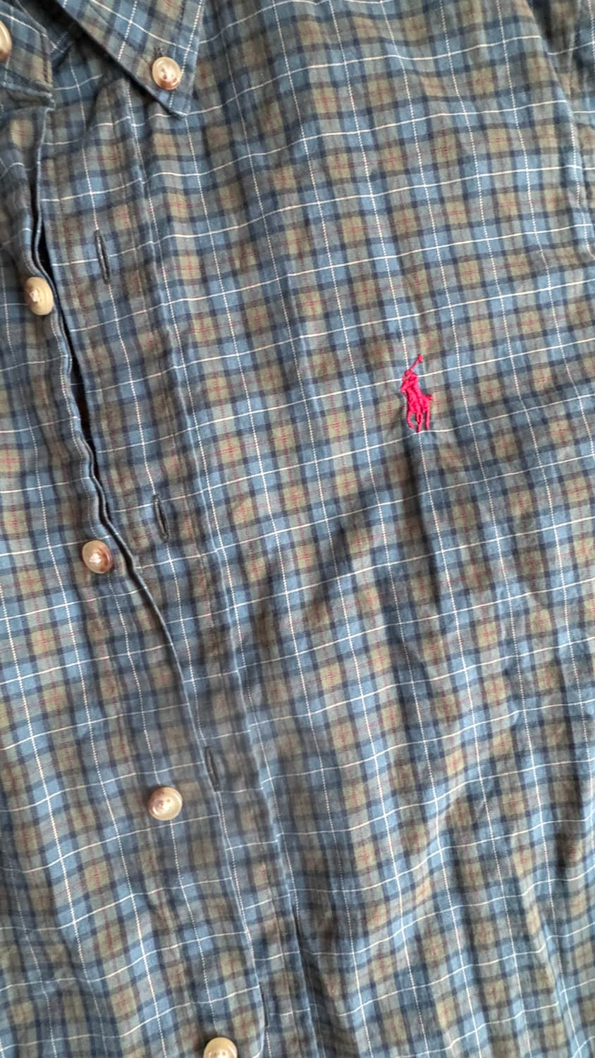 폴로 랄프로렌 체크 셔츠 일본  상품이미지4