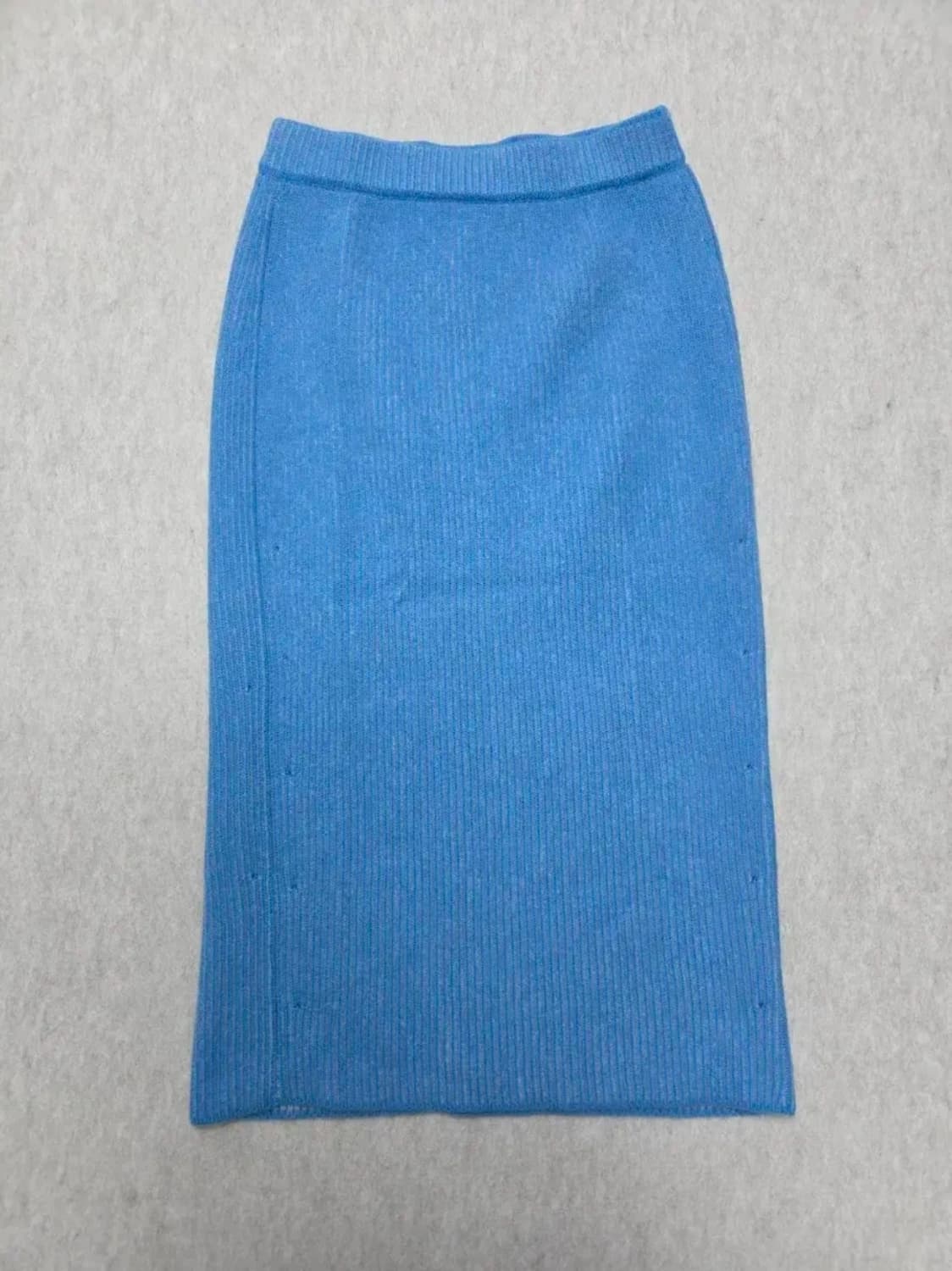 여성 64 타임 캐시미어 혼방 밴딩 스커트 치마 상품이미지1