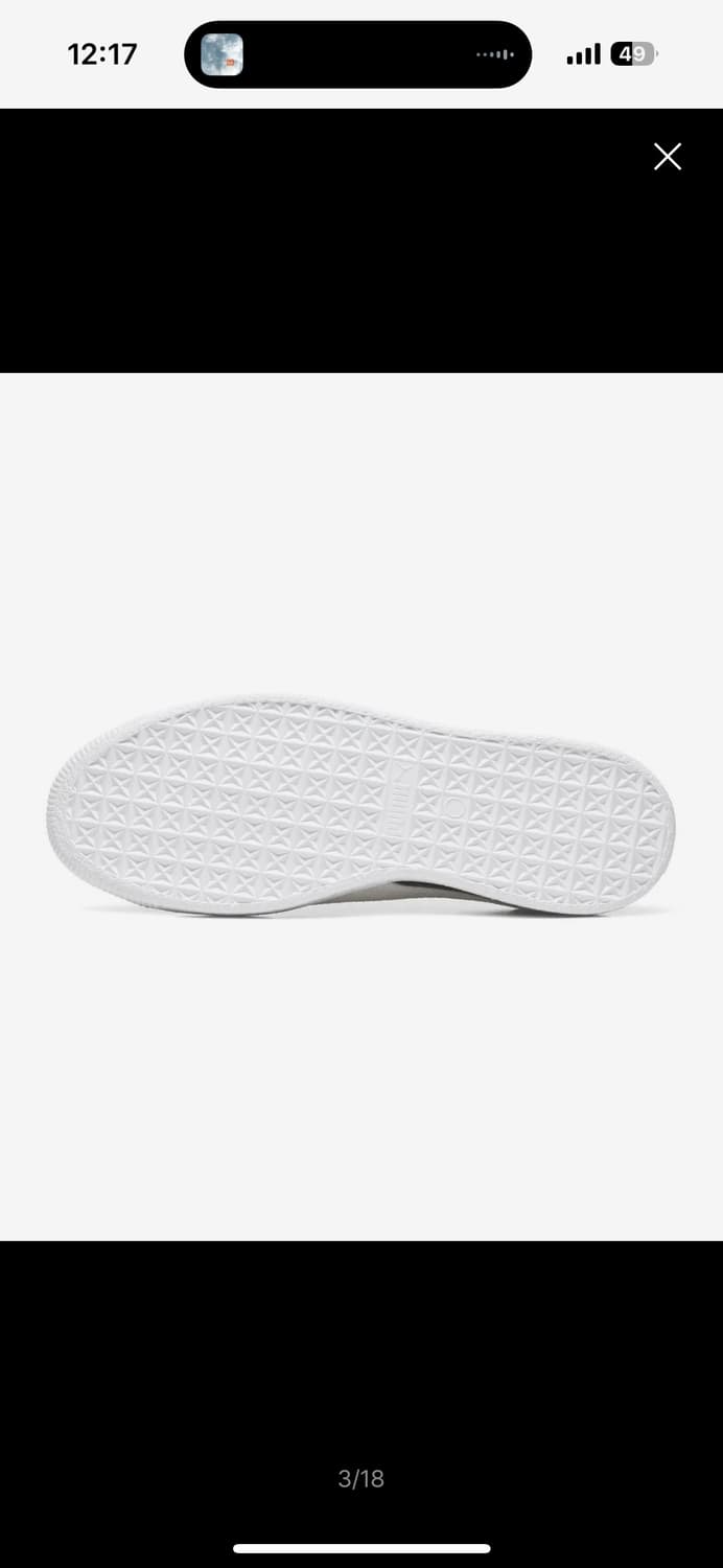 푸마 스웨이드 빈티지 - 블랙:화이트 / 374921-05 상품이미지3