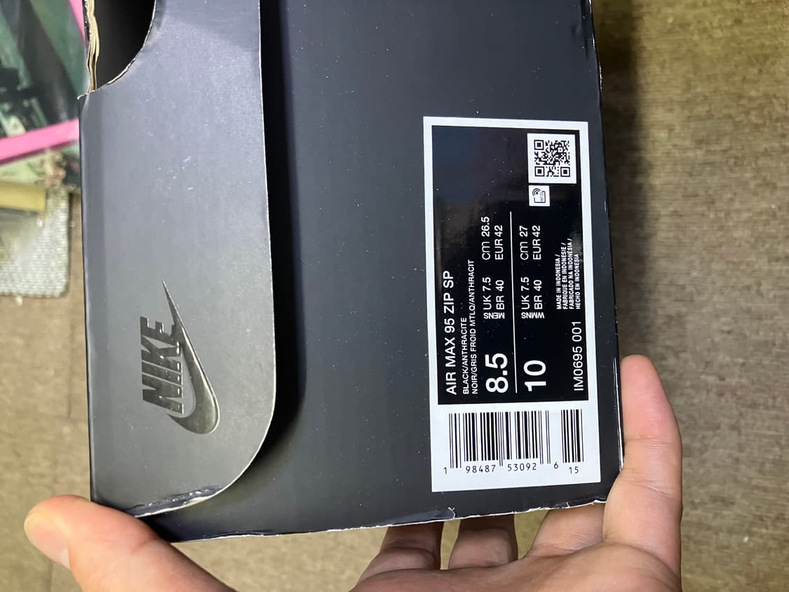 [265] 나이키 Air Max 95 ZIP Black 상품이미지5
