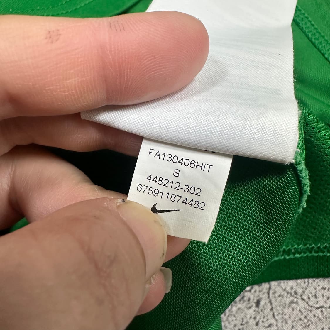 ✨ (바배) 나이키 드라이핏 그린 롱슬리브  상품이미지5