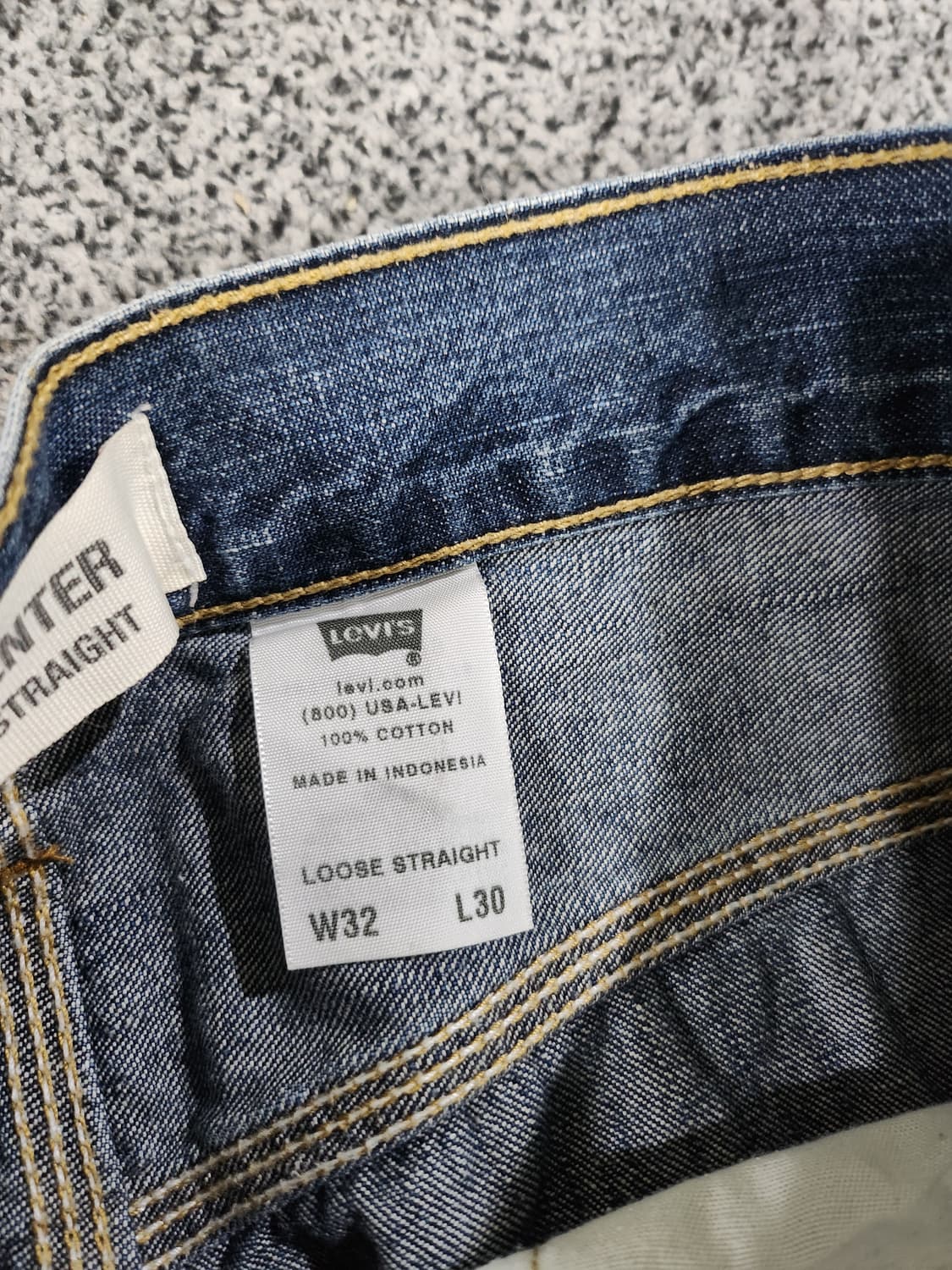 리바이스(Levi's)의 카펜터 루즈  데님 팬츠 상품이미지5