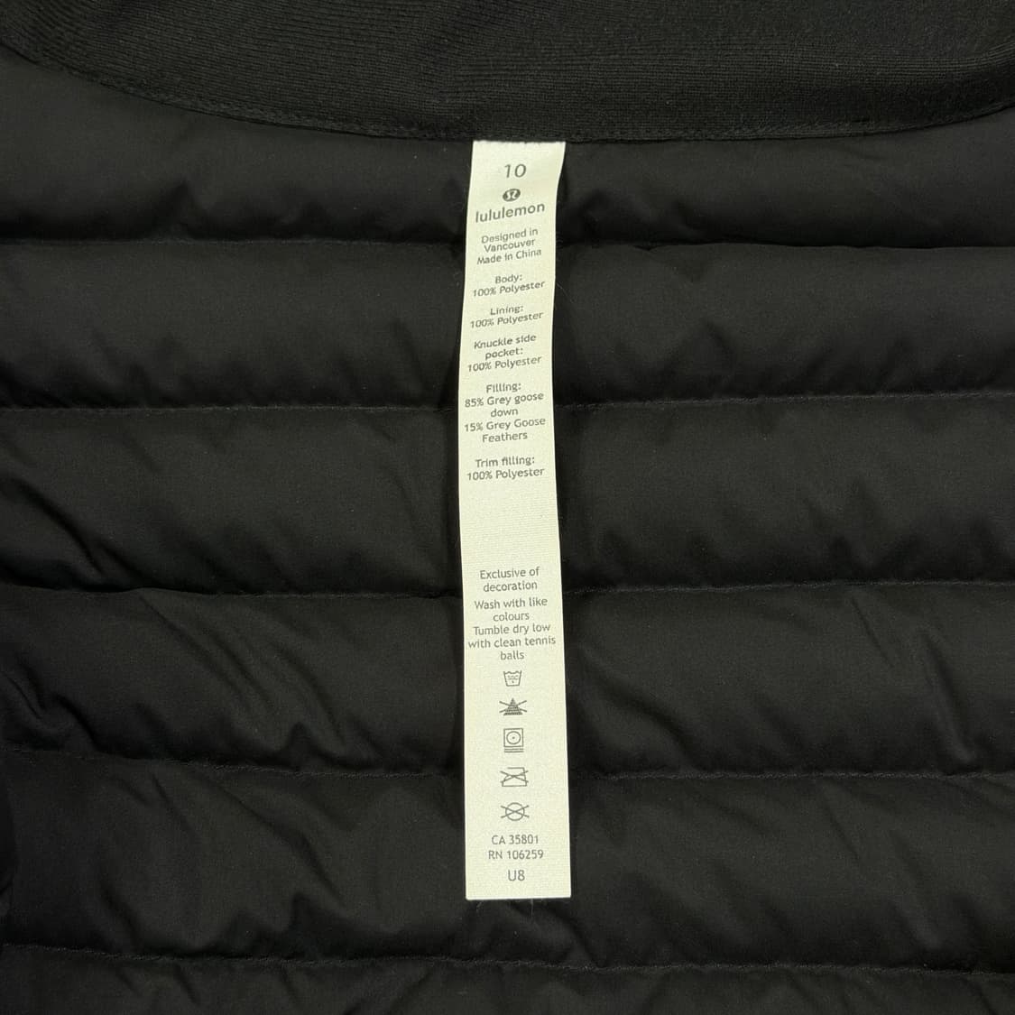 룰루레몬 팩 잇 퀄티드 다운 자켓 후드 패딩 블랙 10 상품이미지5