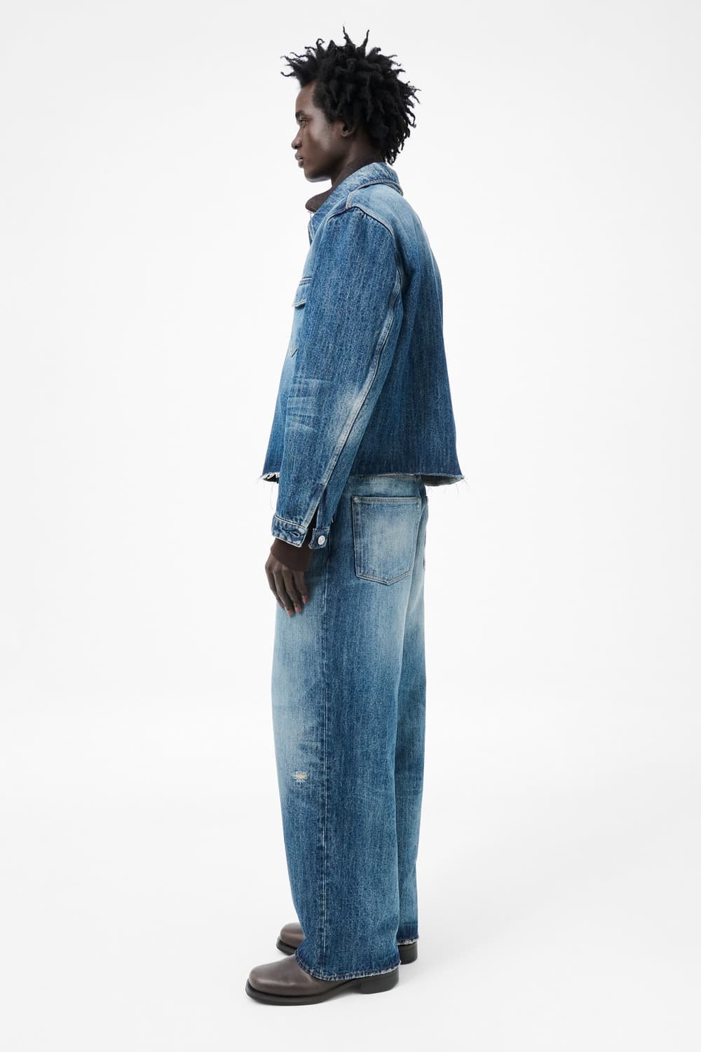 [48,50,52]아워레가시 25fw CUT REBIRTH 데님 자켓 상품이미지3