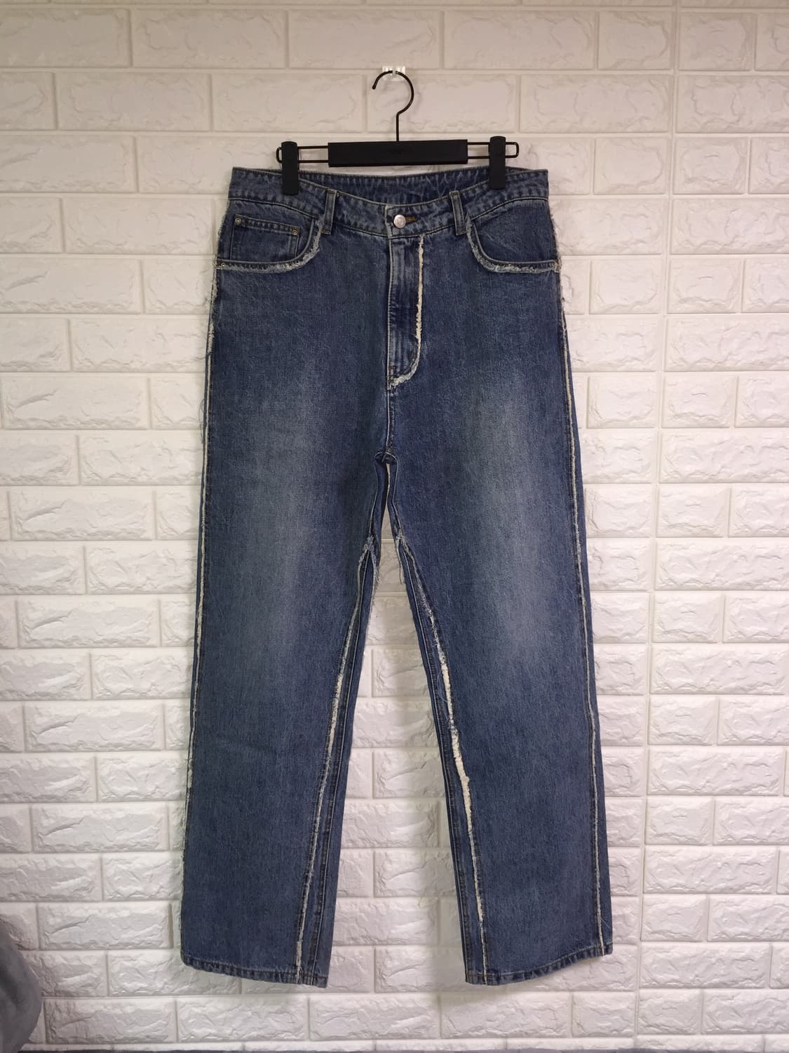 쿠어 coor 컷오프 스플릿 데님 L 상품이미지1