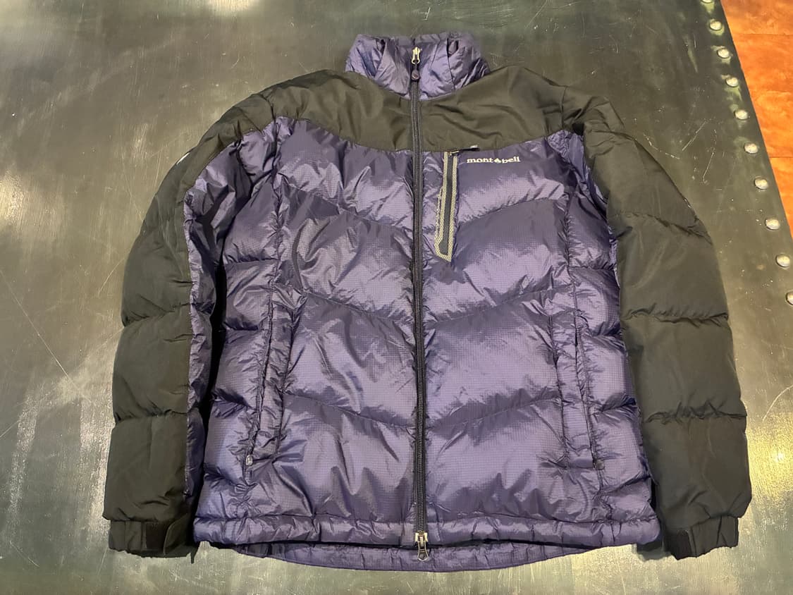 105) 몽벨 윈드프루프 구스다운 패딩 딥 퍼플 상품이미지8