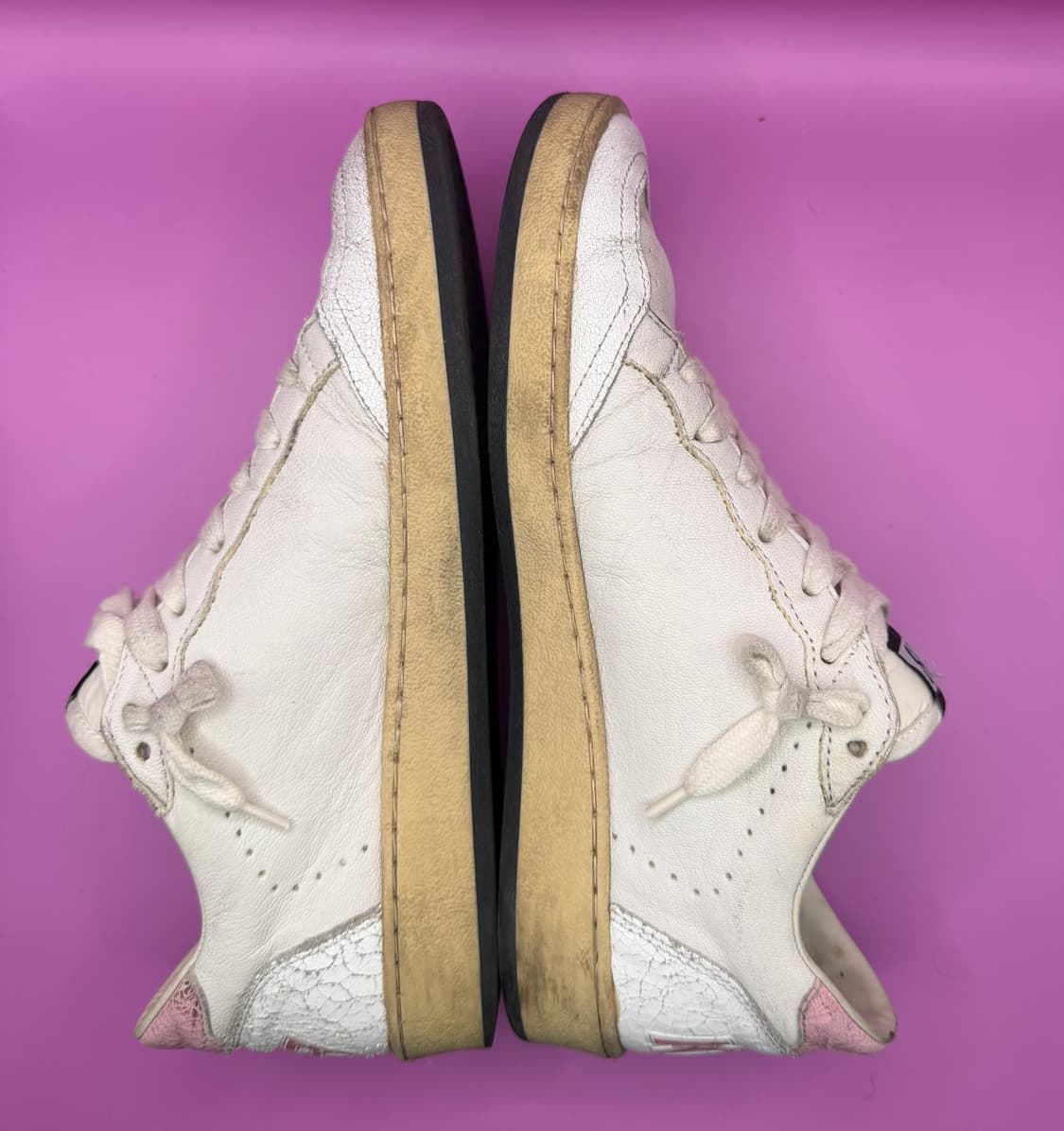 골든구스 볼스타 화이트 핑크 스파클 (Ball Star) 상품이미지4