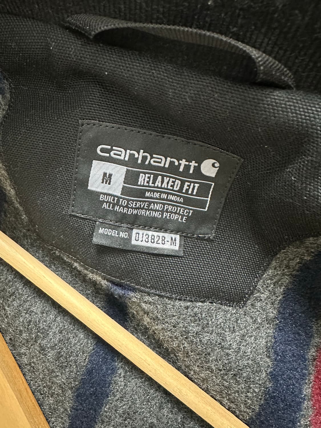 칼하트 US 디트로이트 자켓 블랙 M 상품이미지2