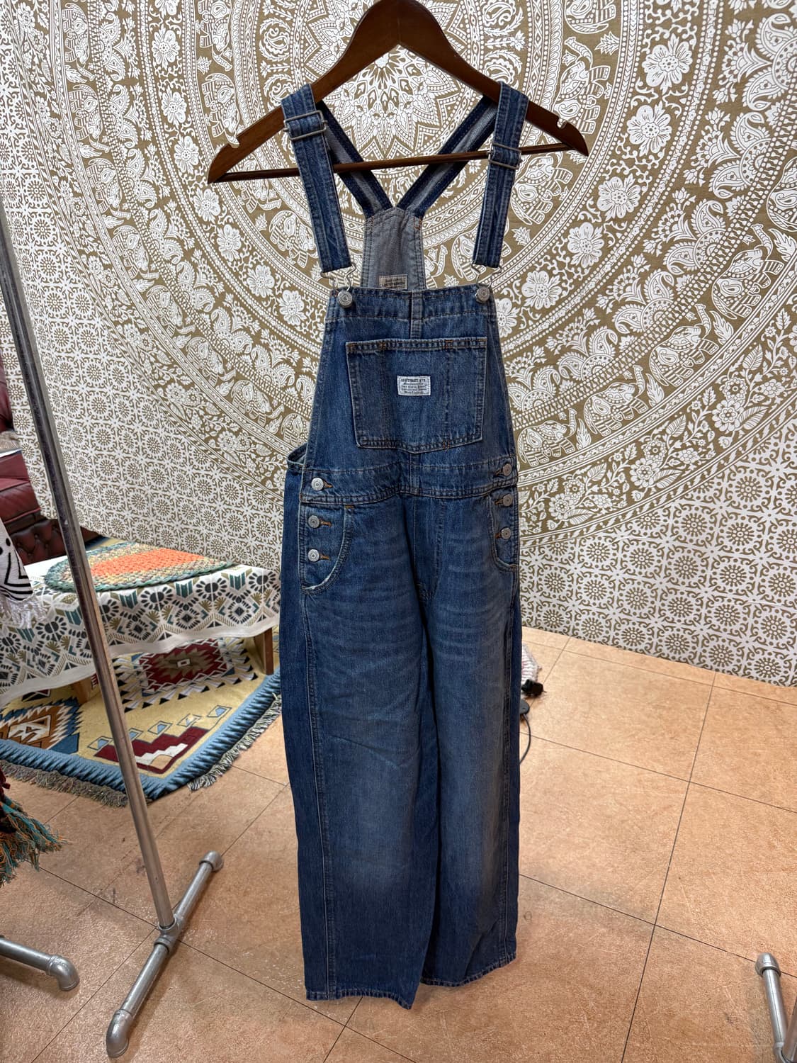 리바이스 여성 데님 멜빵 청바지 (Z1100) 상품이미지3