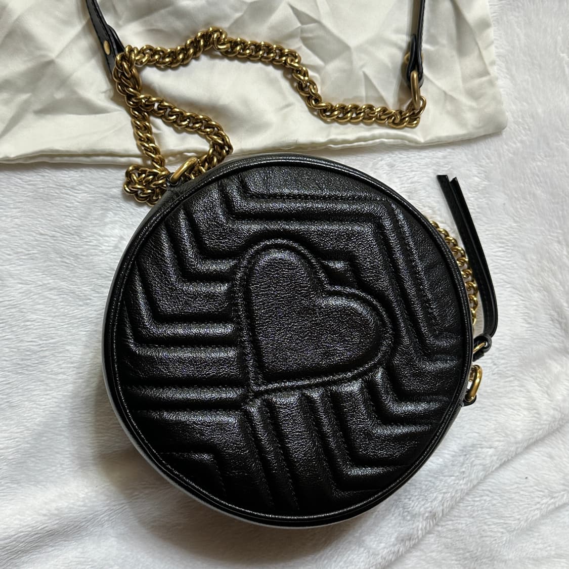 구찌 마몬트 탬버린백 크로스 블랙 상품이미지2