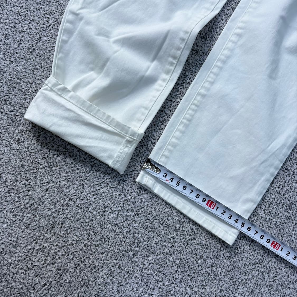 67-91 헤지스 여성 화이트 팬츠 0325J 상품이미지8