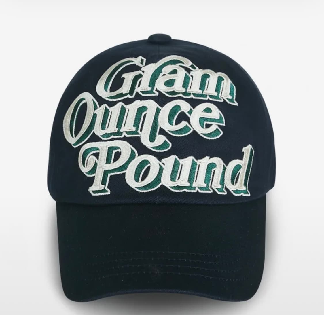 그램아운스파운드 캡모자 NAVY/GREEN 상품이미지1