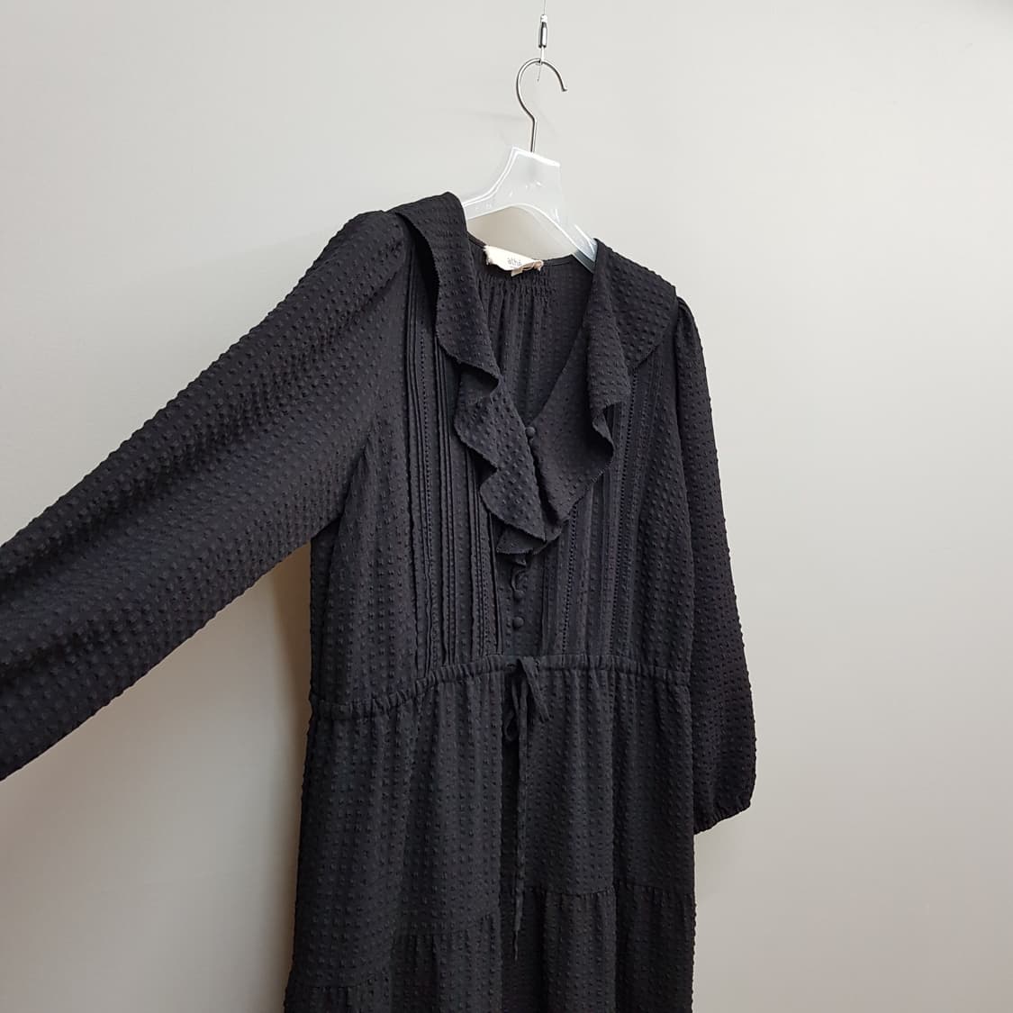 아떼 2021 러플 카라 롱 원피스 38사이즈 상품이미지3