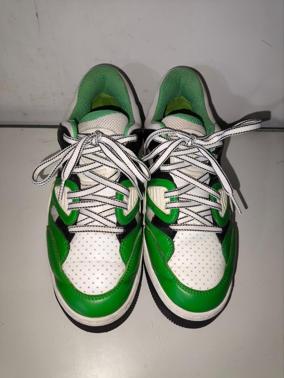 245mm 5 구찌 바스켓 그린데메트라 스니커즈 상품이미지4