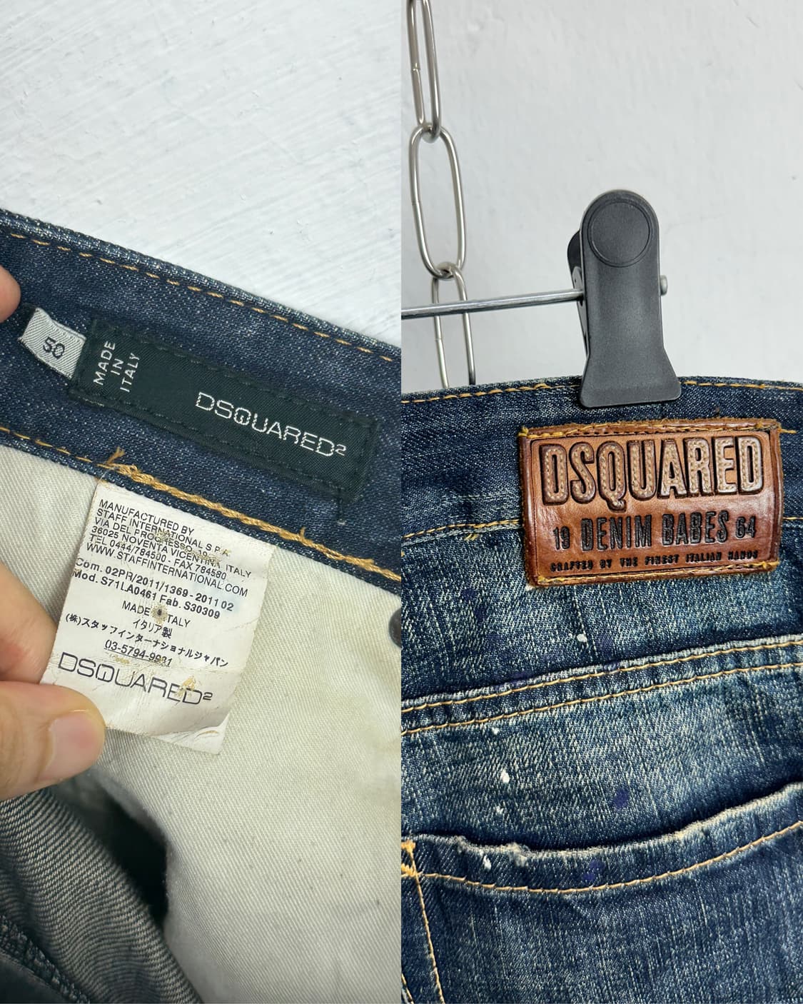 DSQUARED2 11ss Bullet Paint Distressed D 상품이미지10