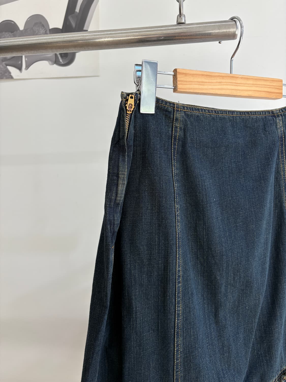 ATTENTION MESSAGE 데님스커트 상품이미지3