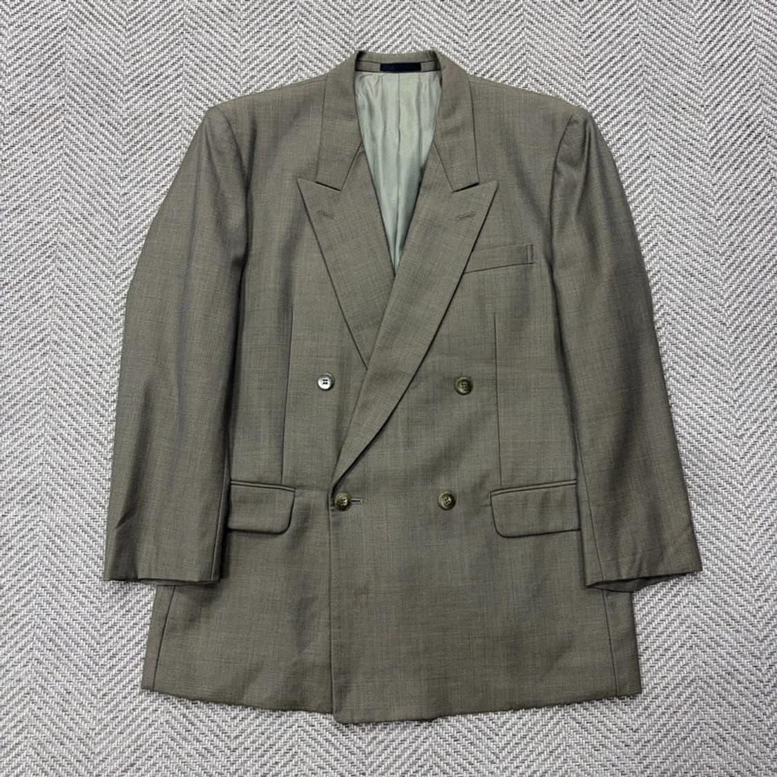 로로피아나 원단 더블 블레이저 v2656 상품이미지1