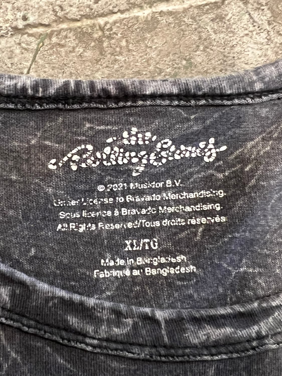 [XL] 롤링스톤즈 1989 투어 머천다이즈 빈티지 반팔 티셔츠 상품이미지7