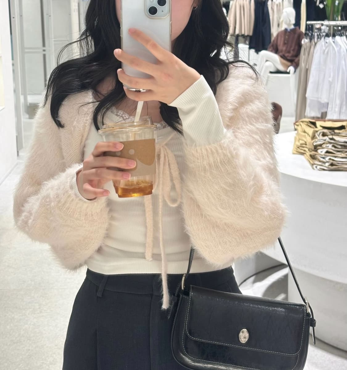 클리시어 milkshake lace button top 상품이미지5