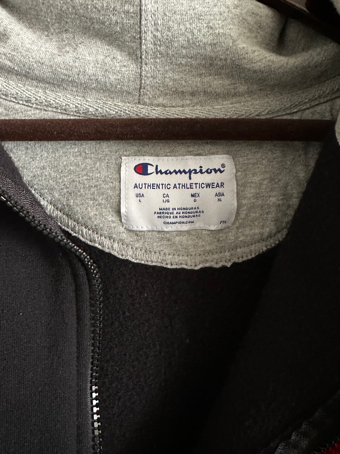 Champion 로고 후드집업 상품이미지4