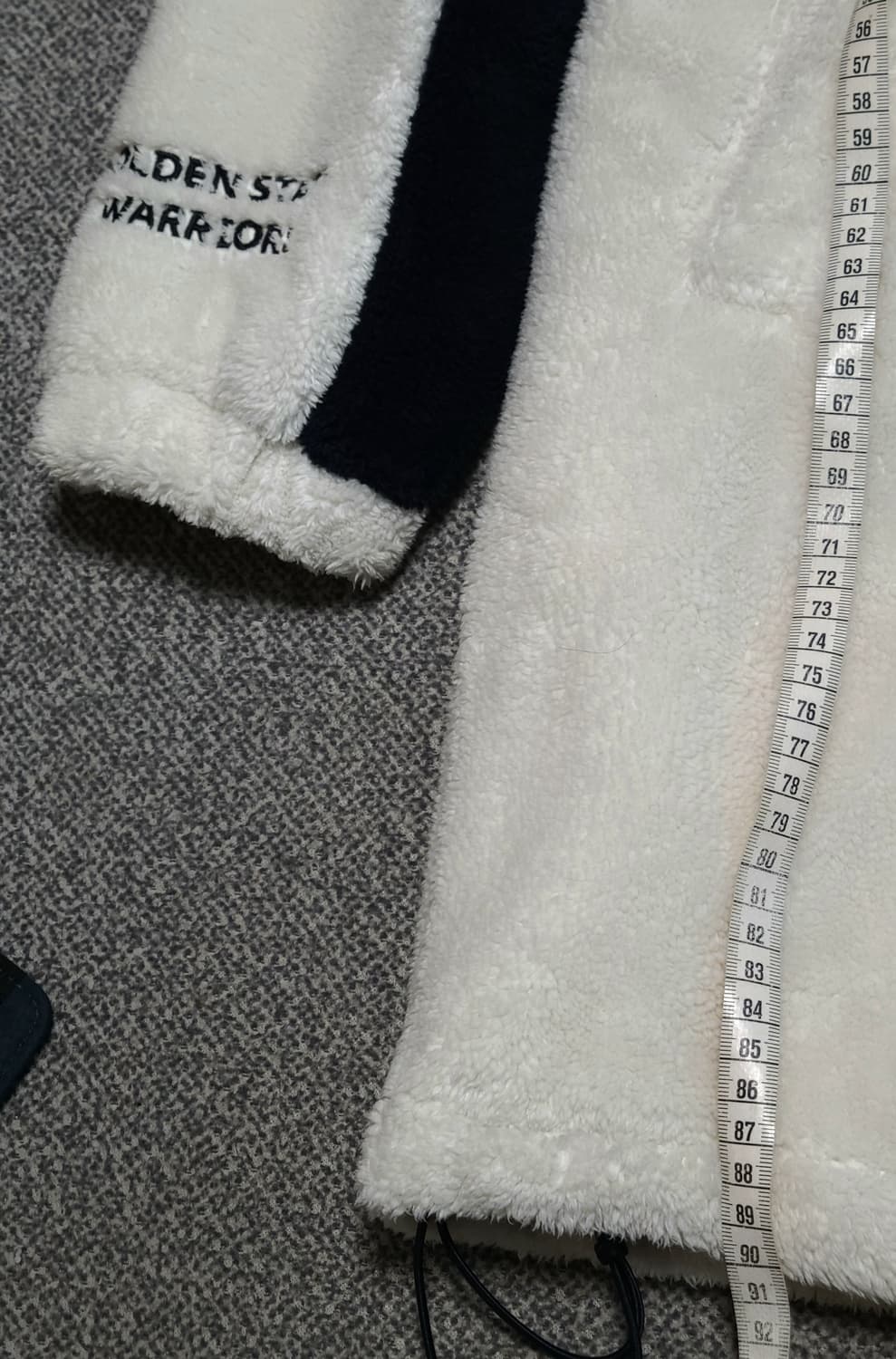 NBA 골든스테이트 워리어스 컬러블럭 롱기장 보아 후드집업  아메리칸 버 상품이미지5