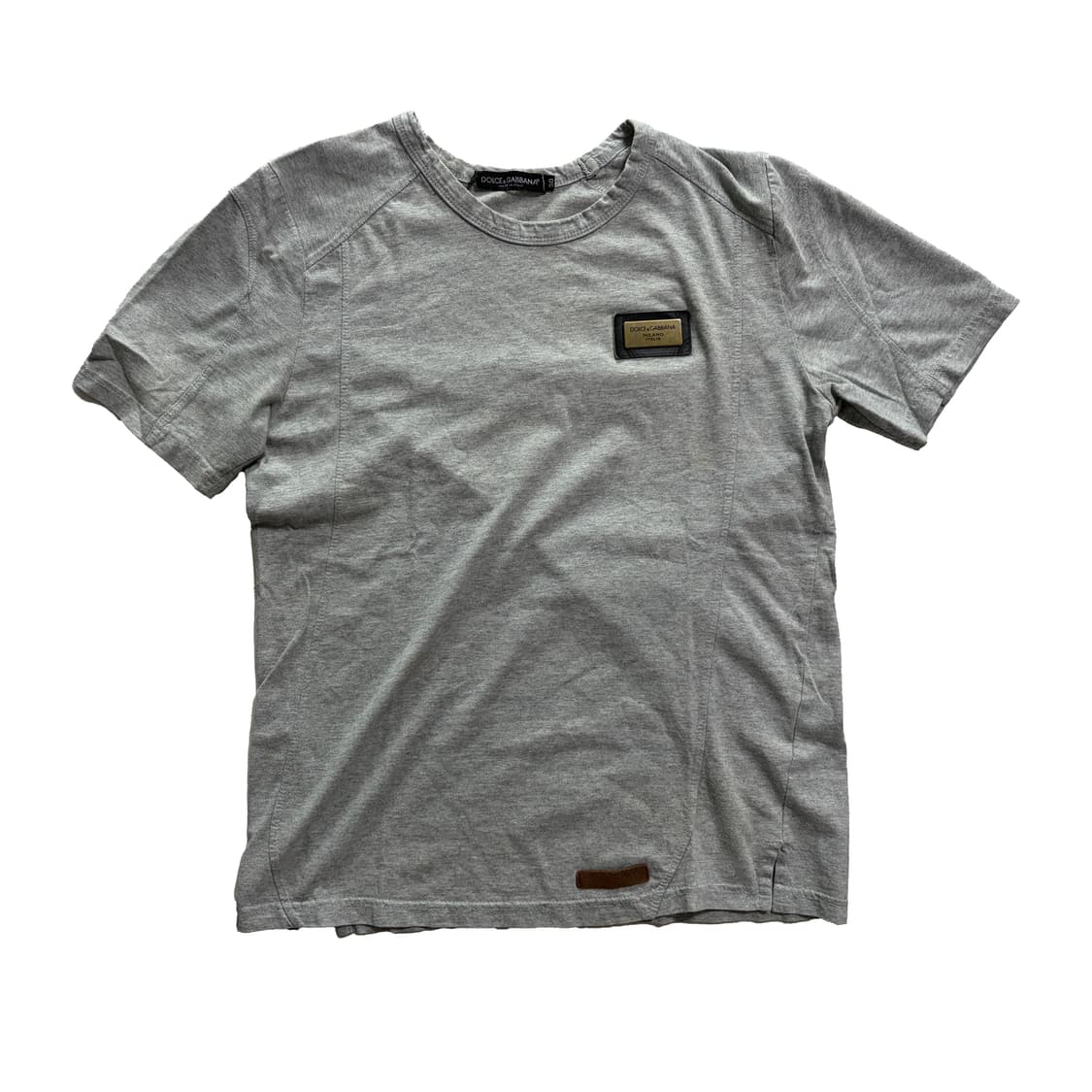 (예약중) 2010s 돌체앤가바나 골드플레이트 티서츠 상품이미지1