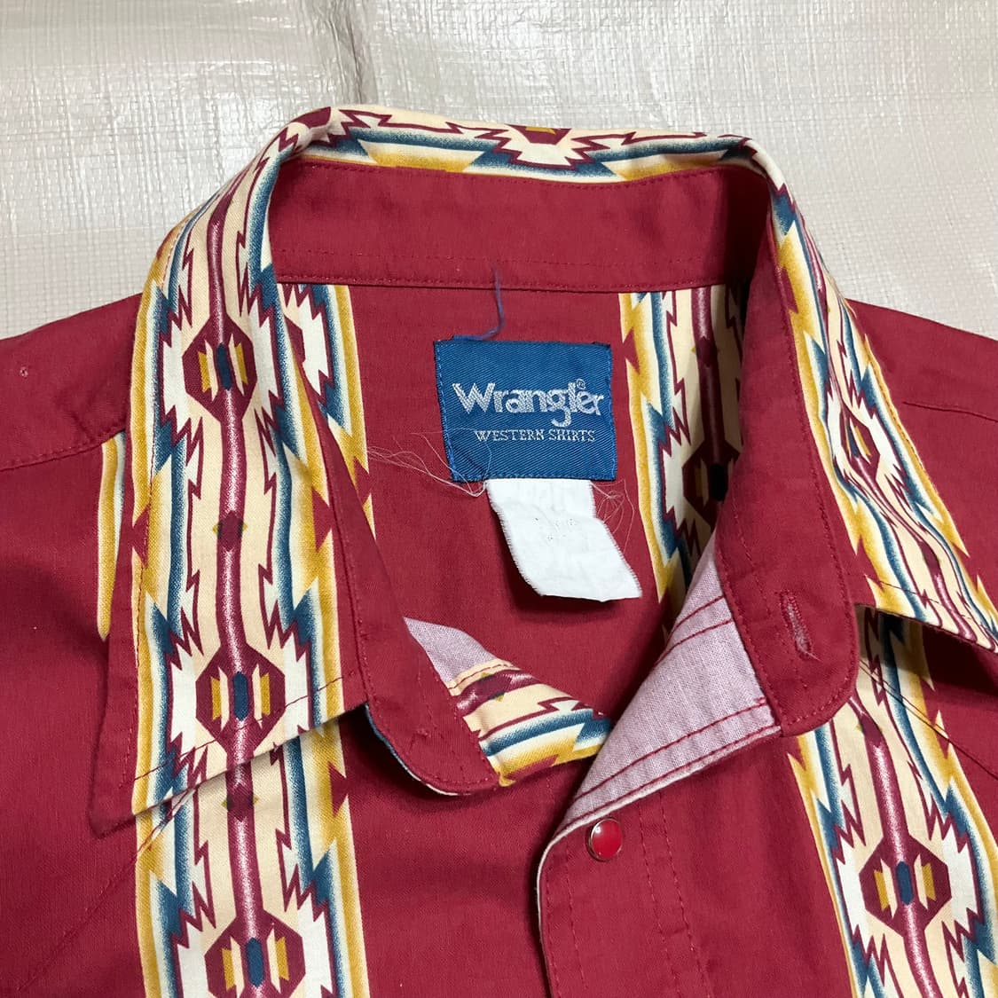 빈티지 랭글러 나바호 반팔 셔츠 상품이미지3