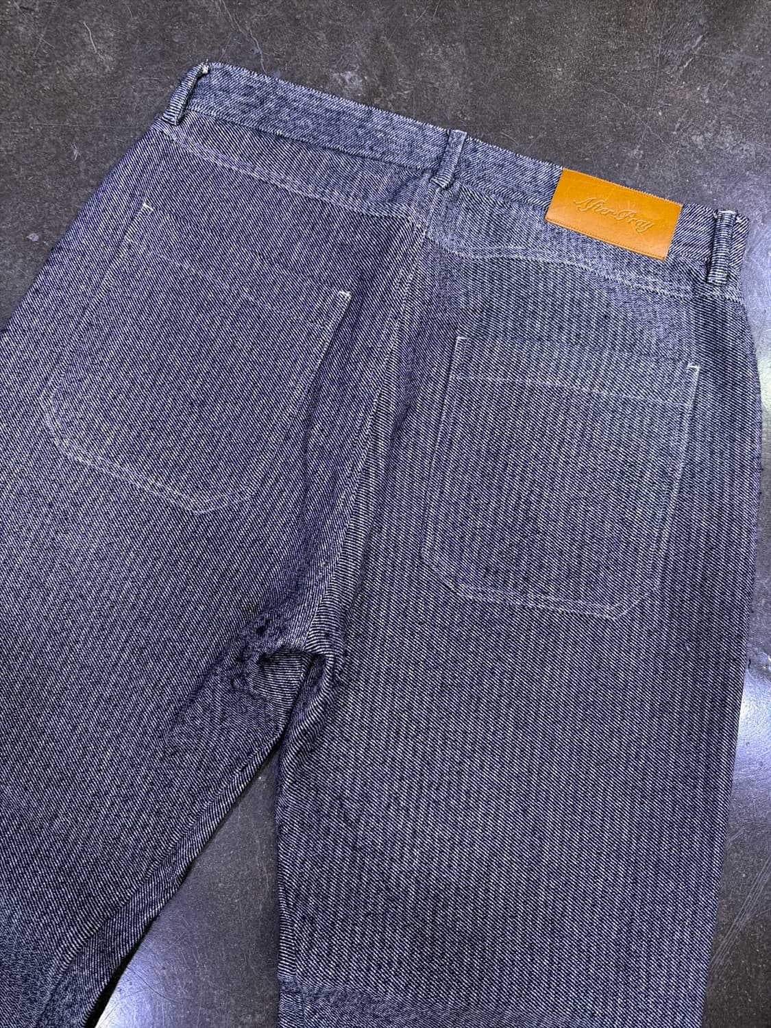 애프터프레이 스트레이크 오블리크 니팅 진 L 상품이미지9