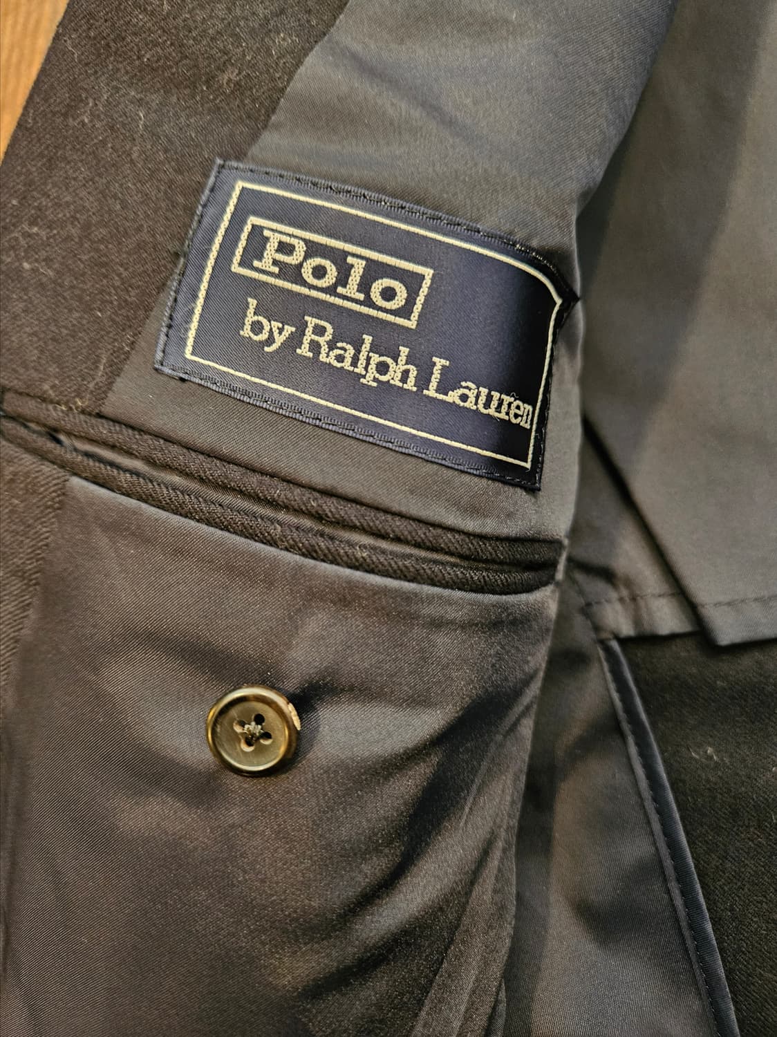 90s 빈티지 폴로 랄프로렌 네이비 울 2pcs 셋업  상품이미지3