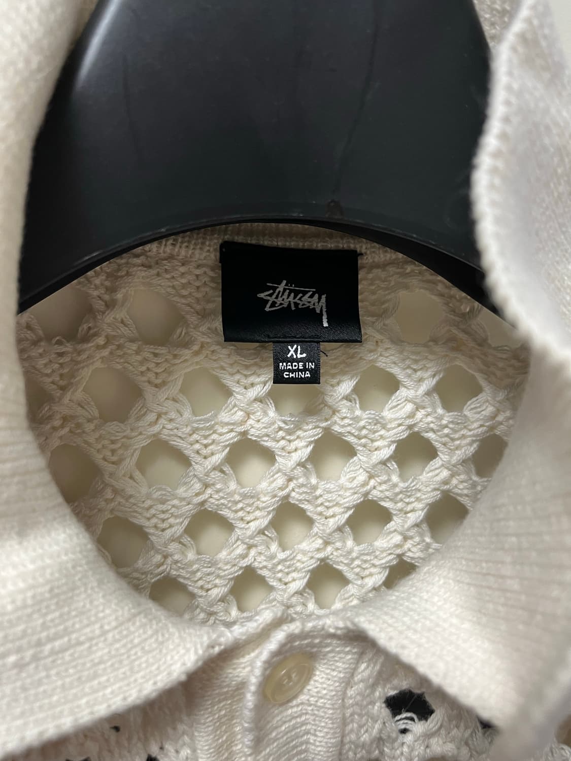 stussy big mesh polo sweater 상품이미지3