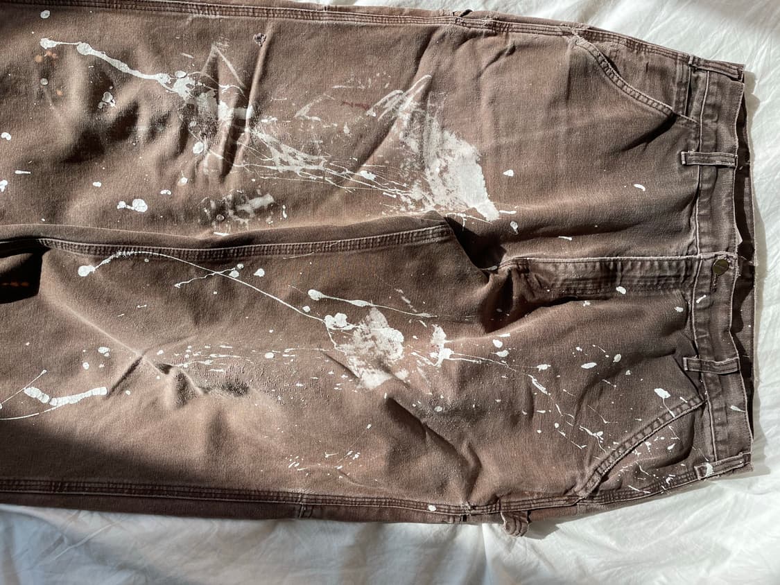 Vintaw Carhartt brown pants distressed 상품이미지10