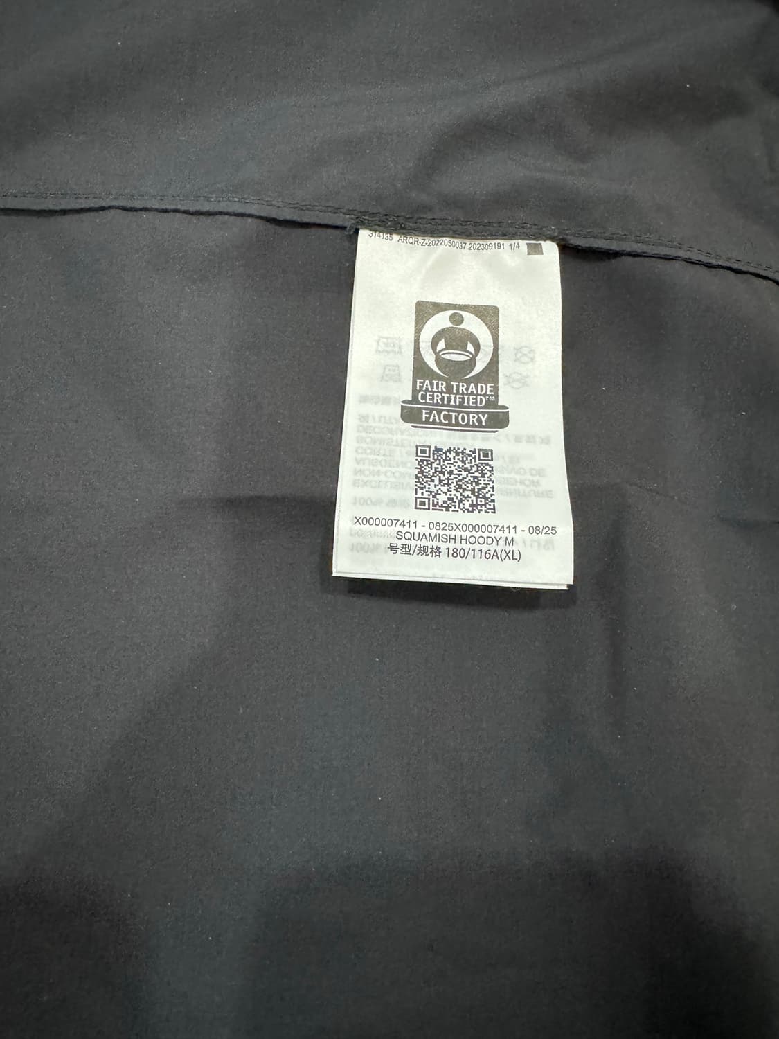 [XL] 아크테릭스 스쿼미시 후디 블랙 상품이미지5