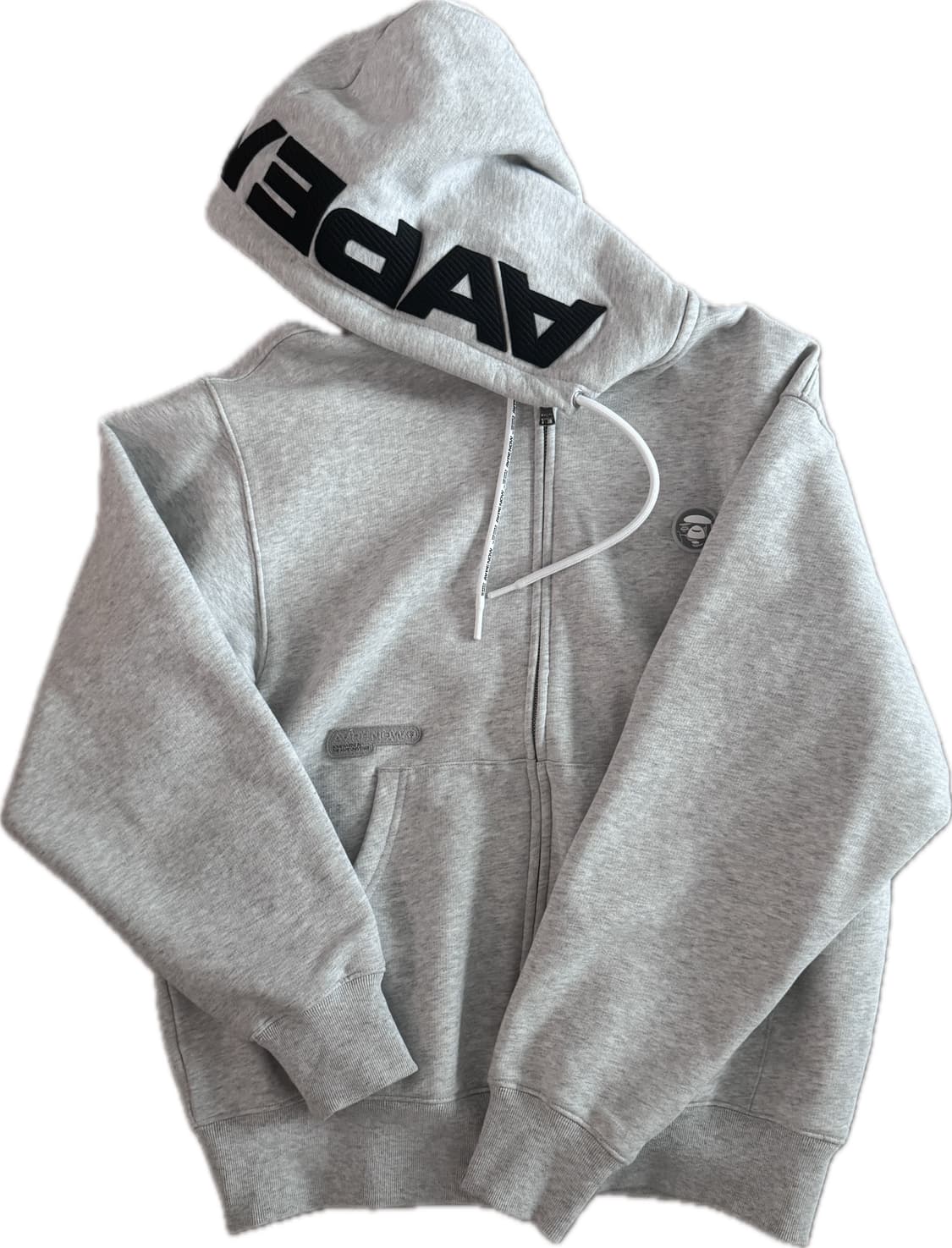 AAPE NOW ZIP UP HOODIE 에이프 후드집업 멜란지 상품이미지5