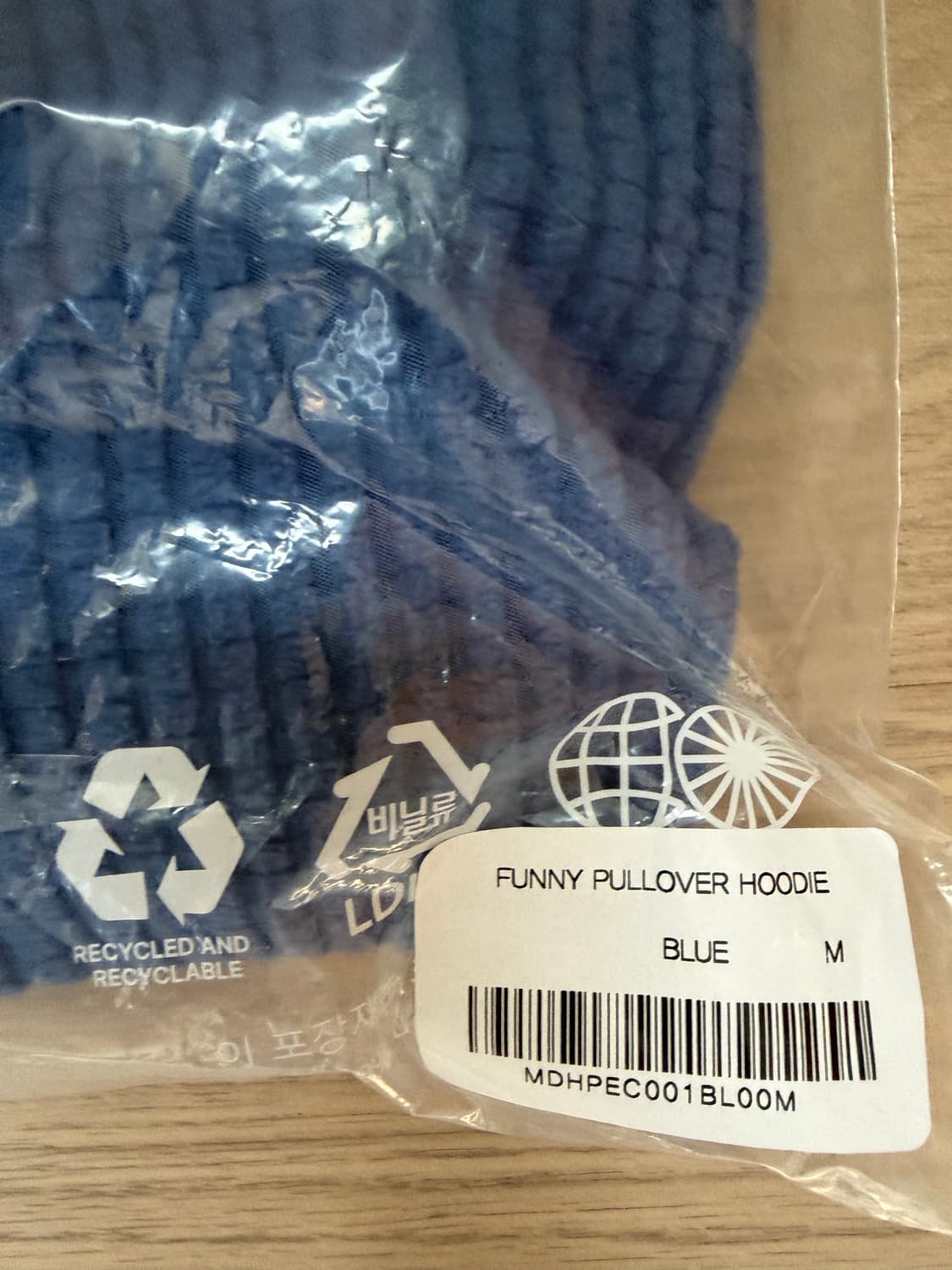 매든 퍼니 풀오버 후디 블루 상품이미지3