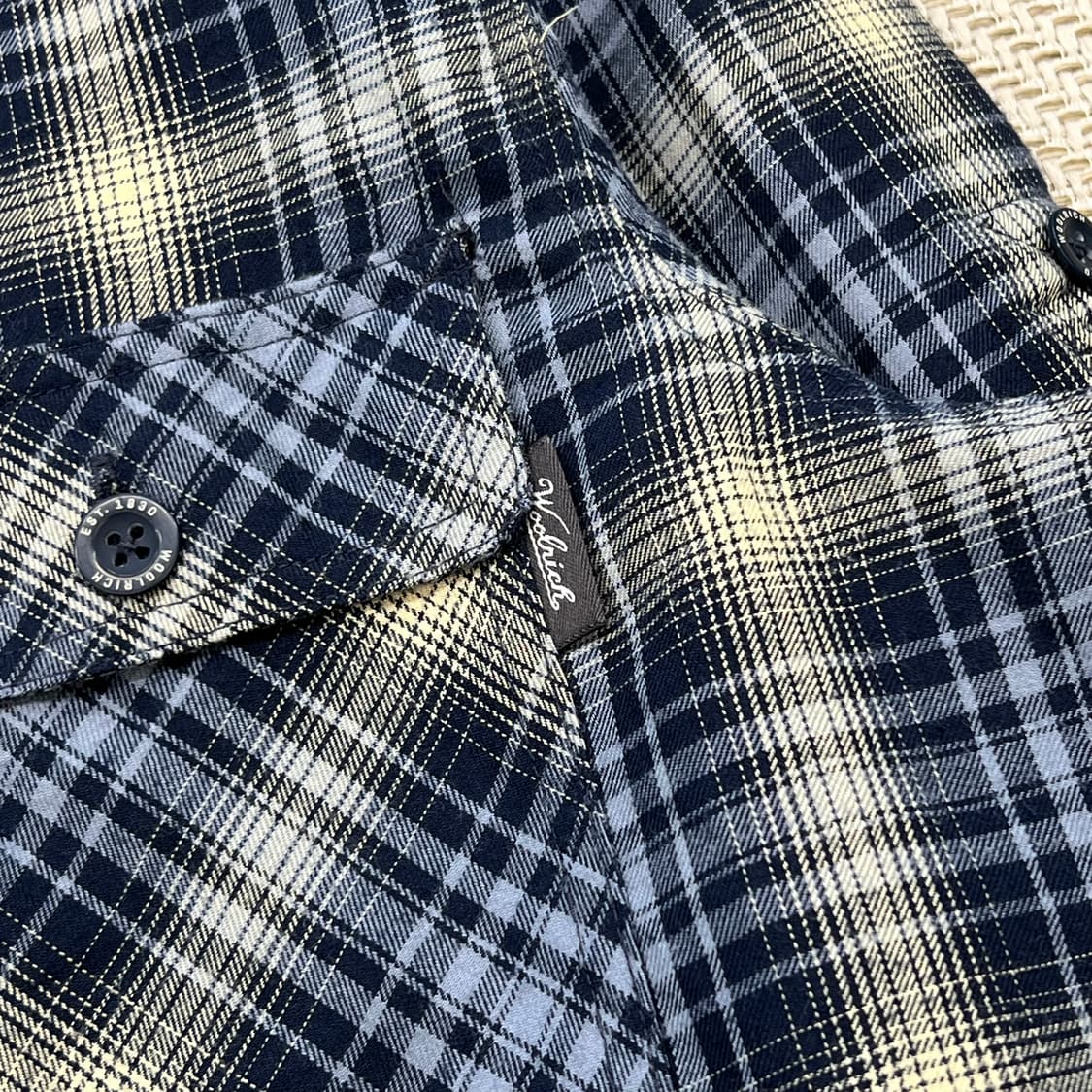 울리치 투포켓 체크 셔츠 r3507 상품이미지4