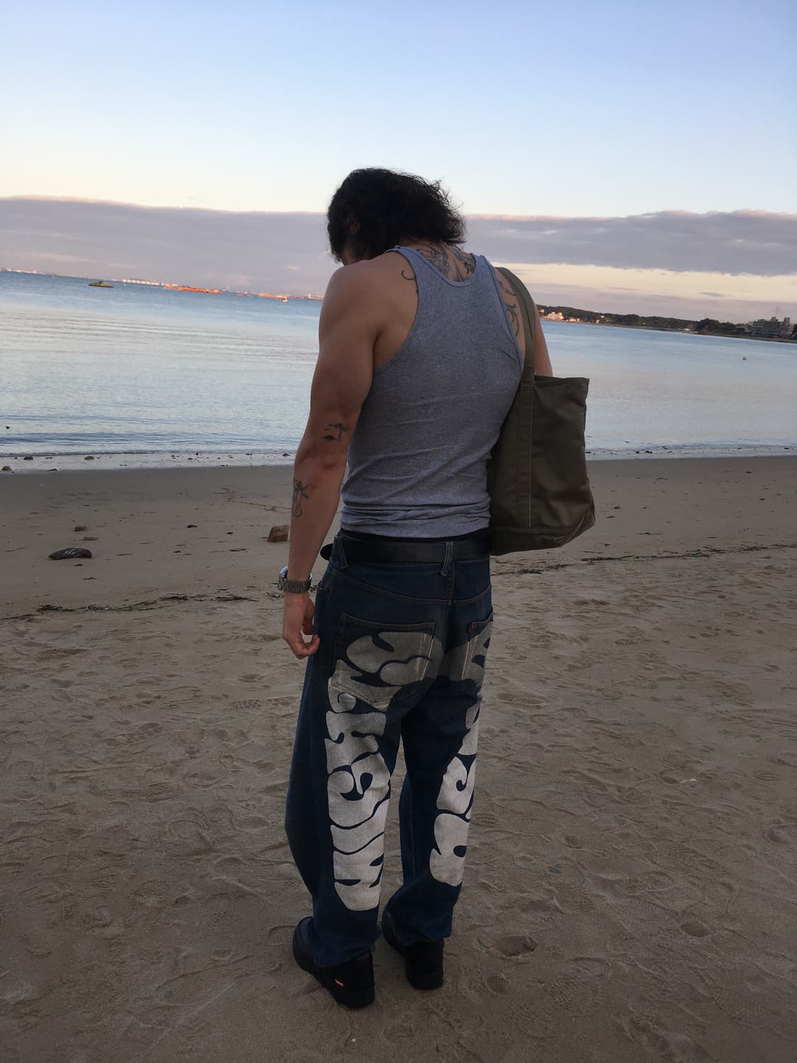 에비수 빅로고 팬츠 상품이미지2