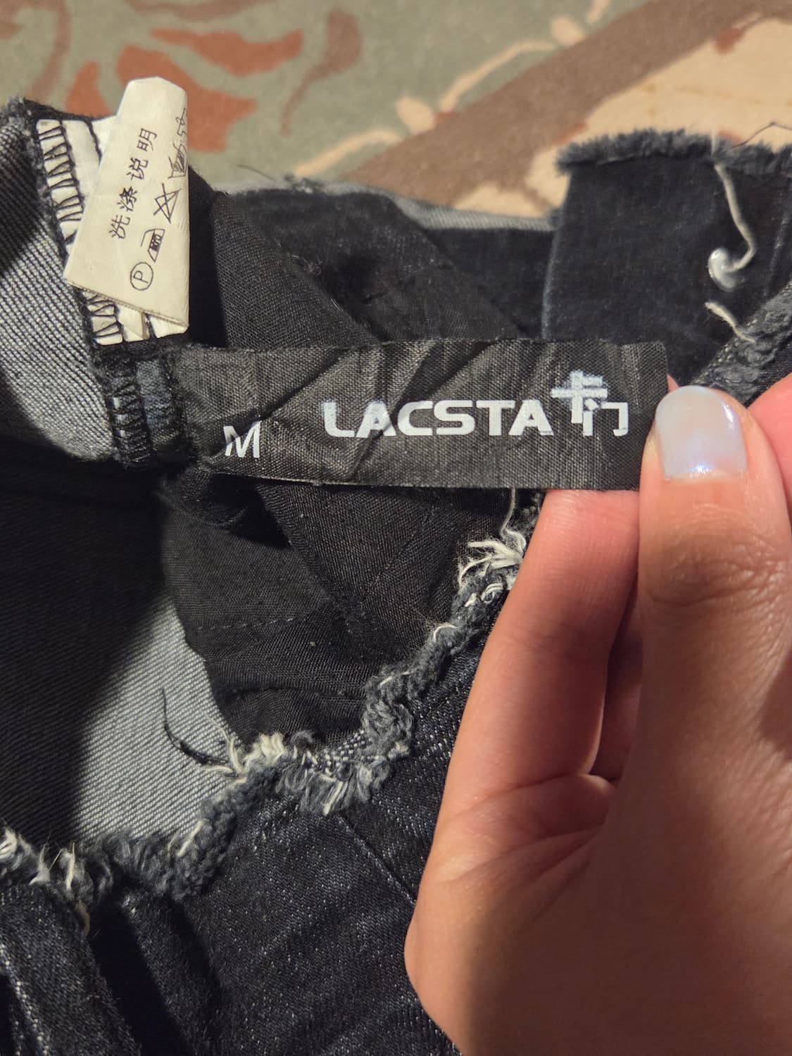 LACSTA 와이드 데님 팬츠 상품이미지5