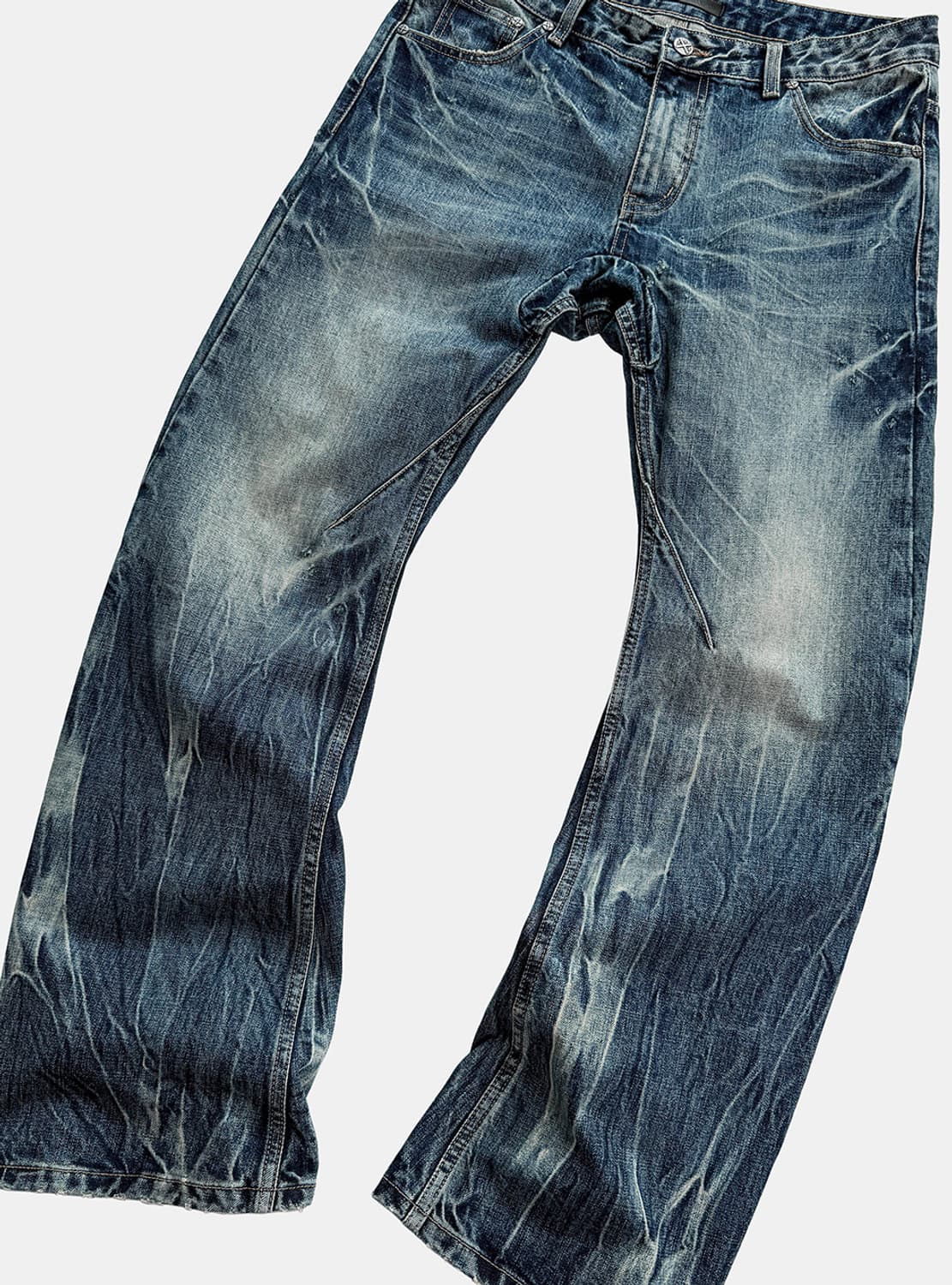 Tsunami Wave Washed Cut Denim  상품이미지4