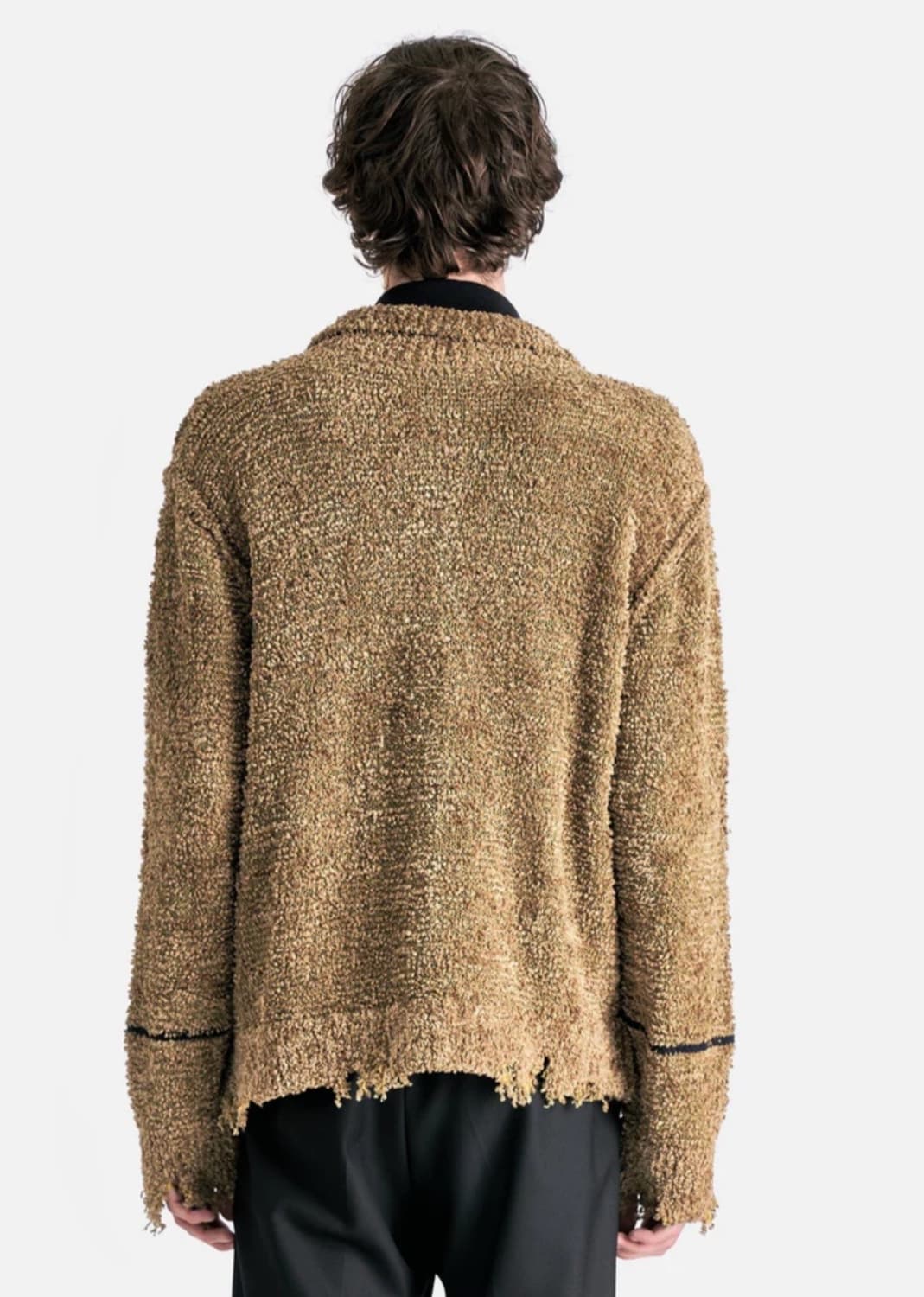 나마체코 axan 가디건 브라운 m 유일매물 새상품 상품이미지4