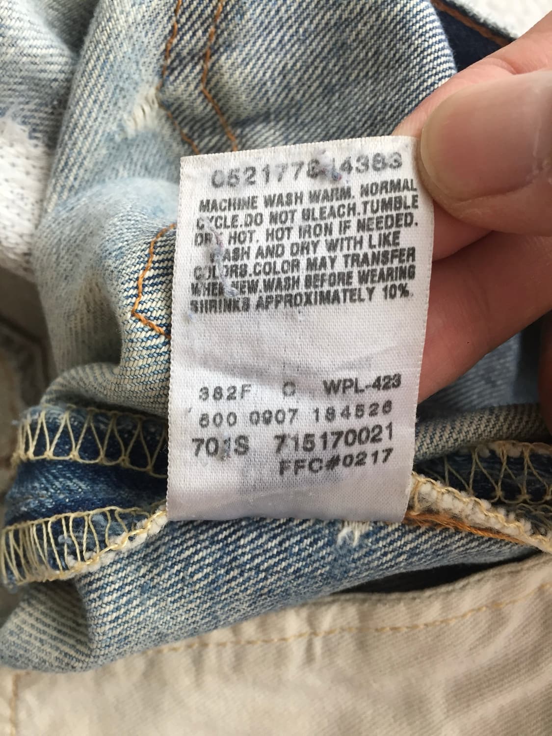 00‘s USA levis 517 big E 리바이스 lvc 71517 상품이미지10