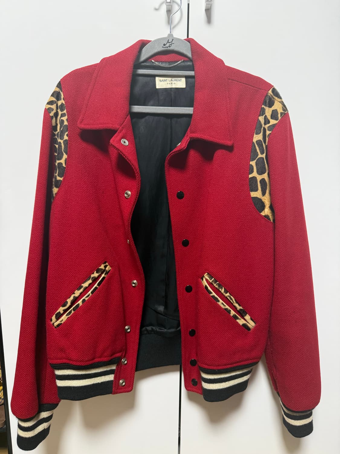생로랑 레오파드 테디 자켓 48 상품이미지1
