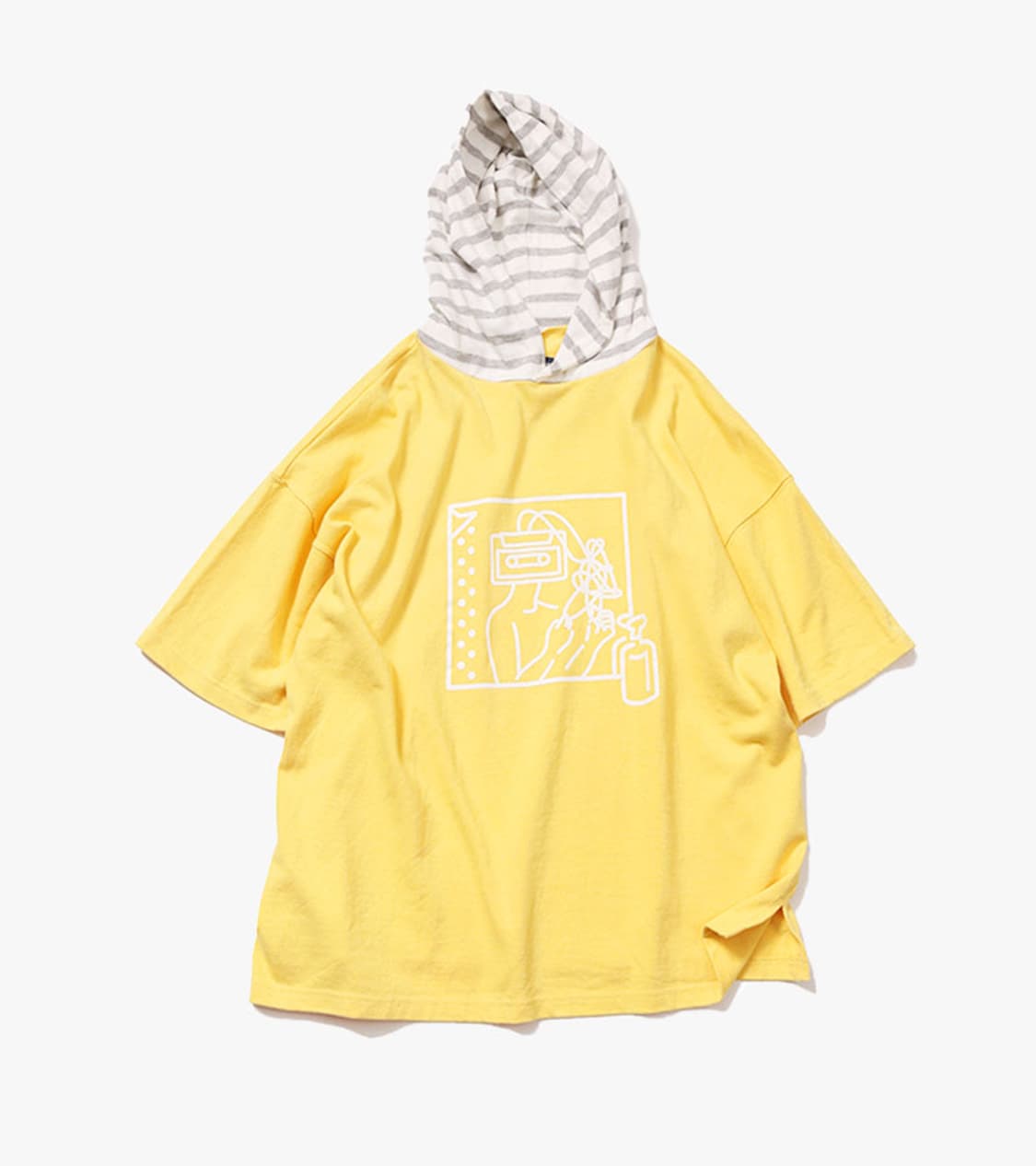 PHINGERIN - HOOD LAYERED T SHIRT 상품이미지1